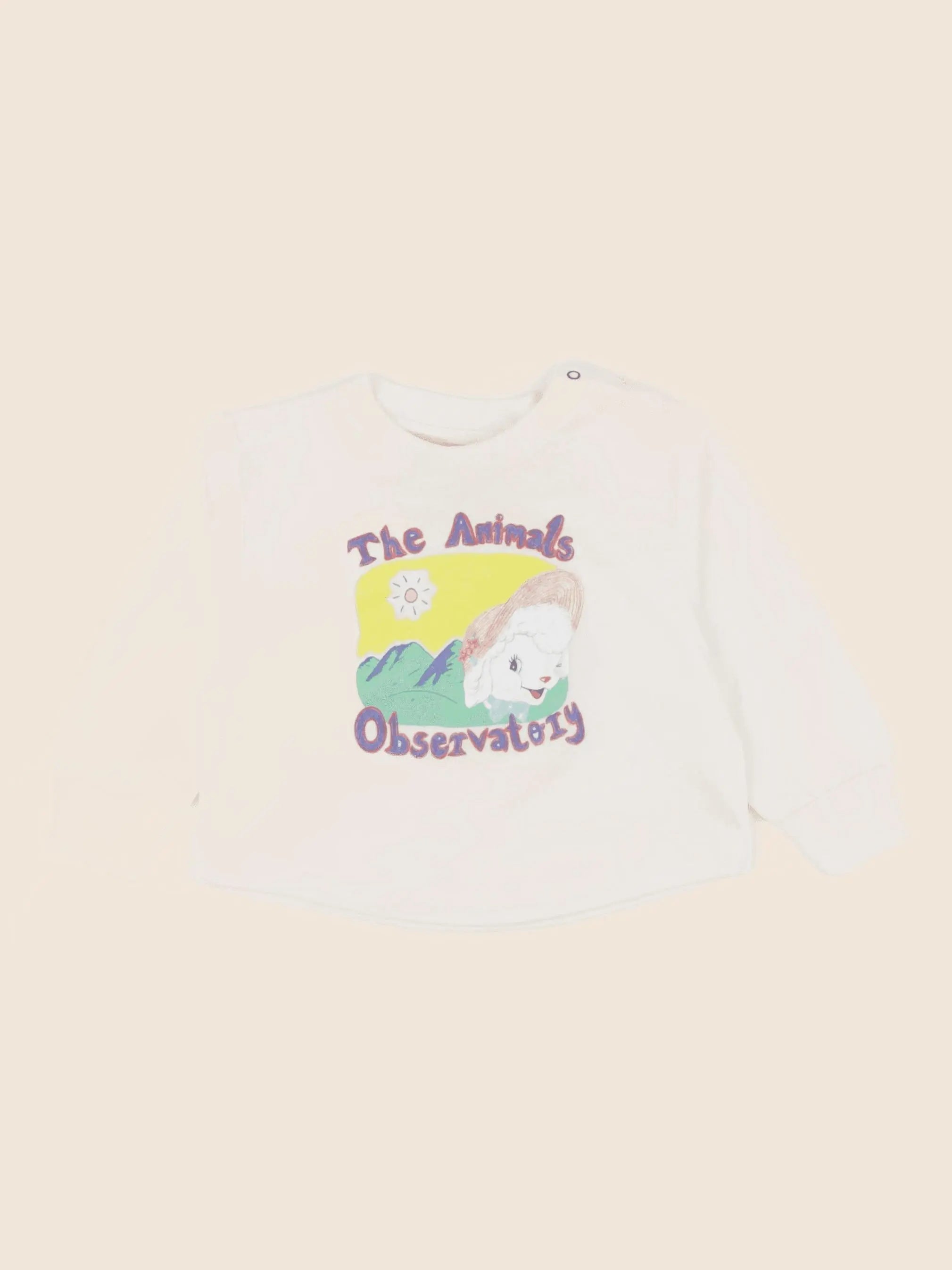 The animals observatory - tee-shirt beige - 6 mois