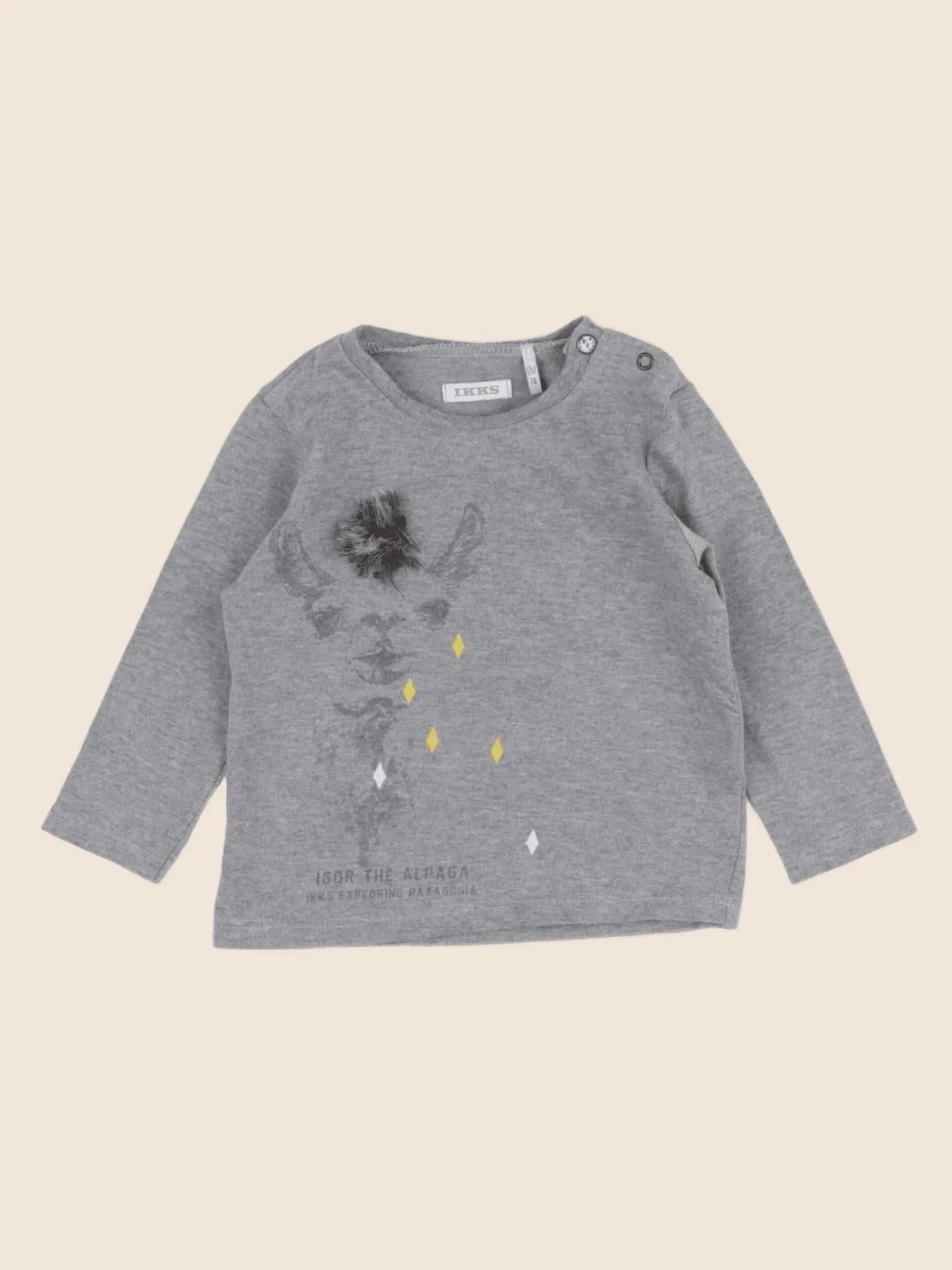 IKKS - tee-shirt gris - 12 mois