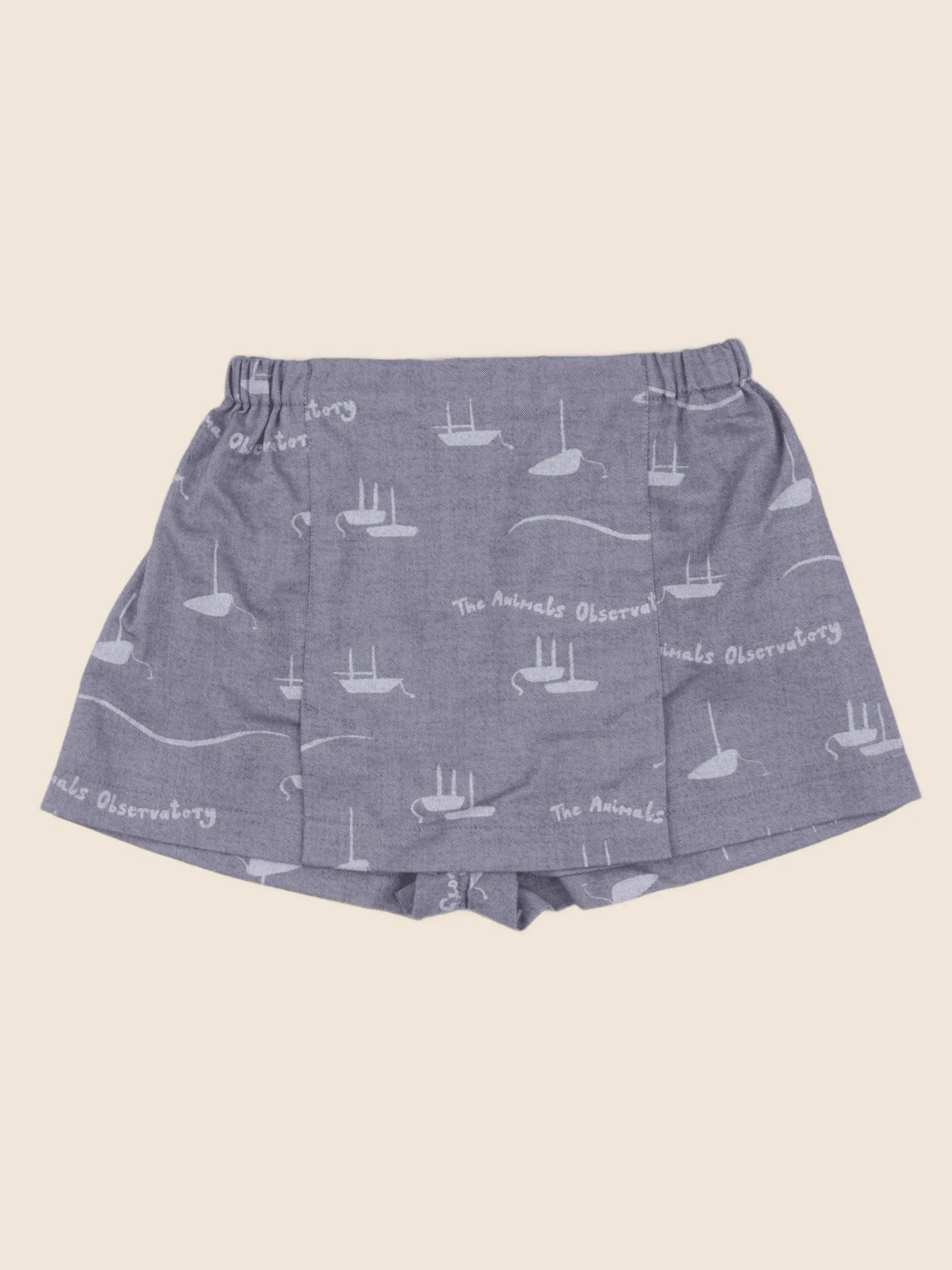 The animals observatory - jupe short bleu - 8 ans