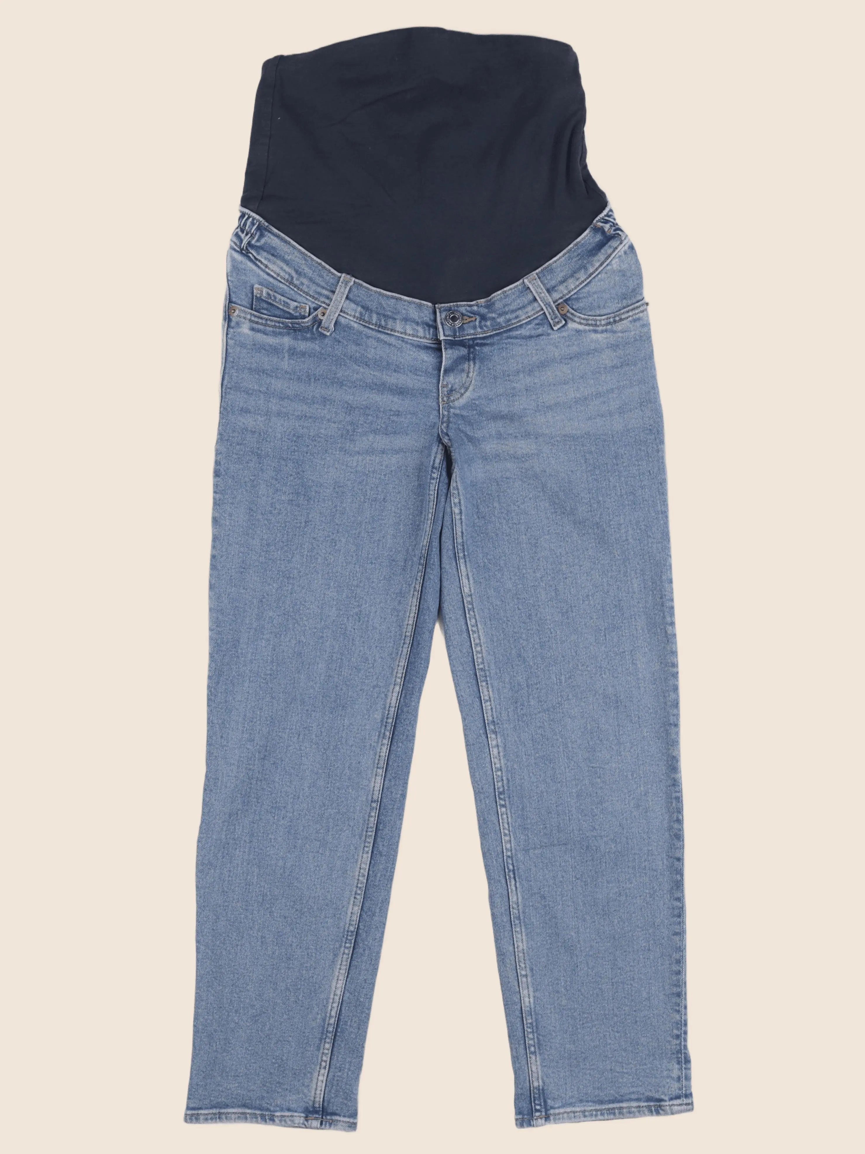 H&M - jean grossesse bleu - 34