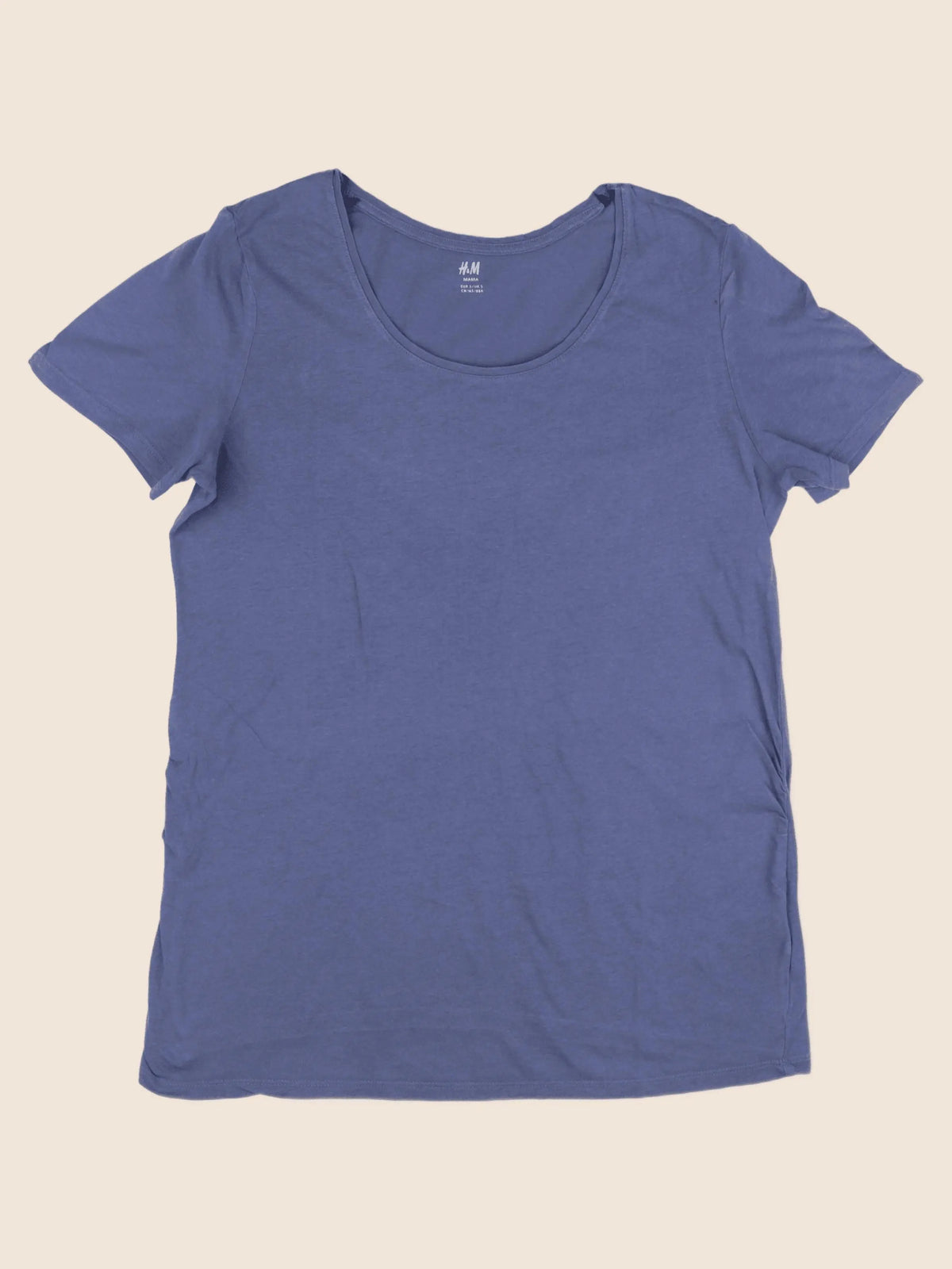 H&M - tee-shirt grossesse bleu - 36