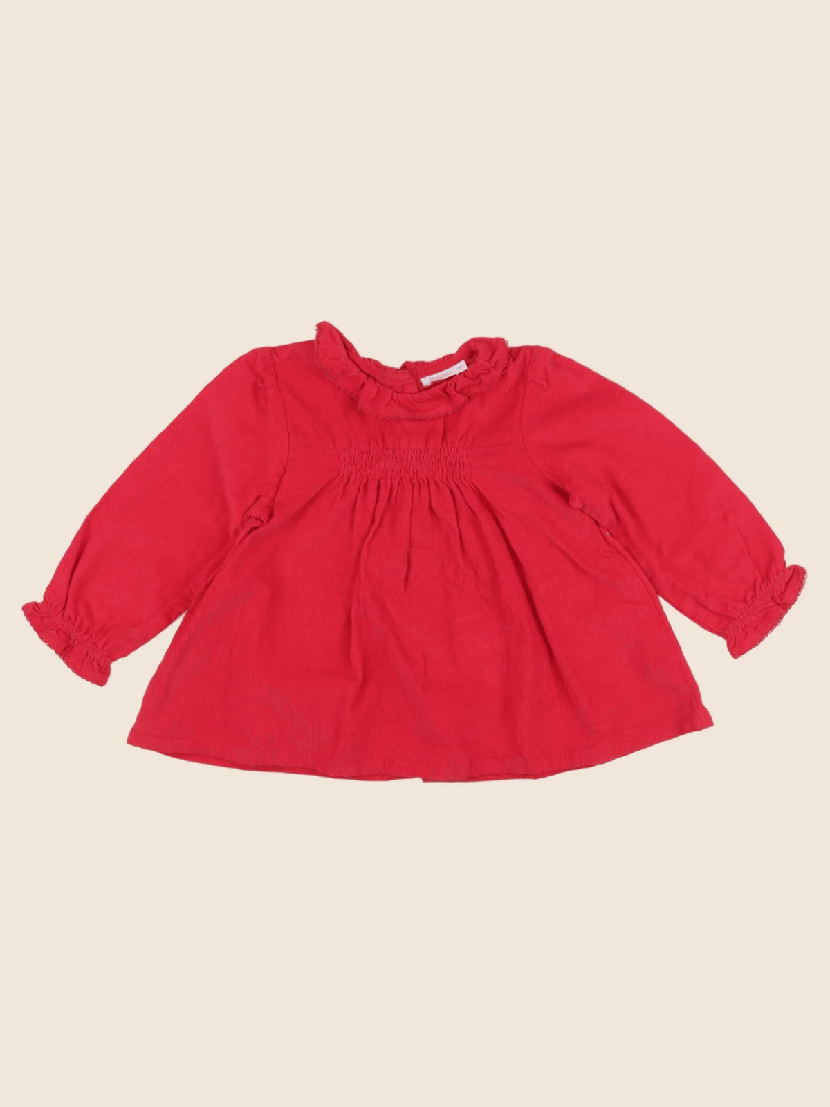 Boutchou - blouse rouge - 36 mois