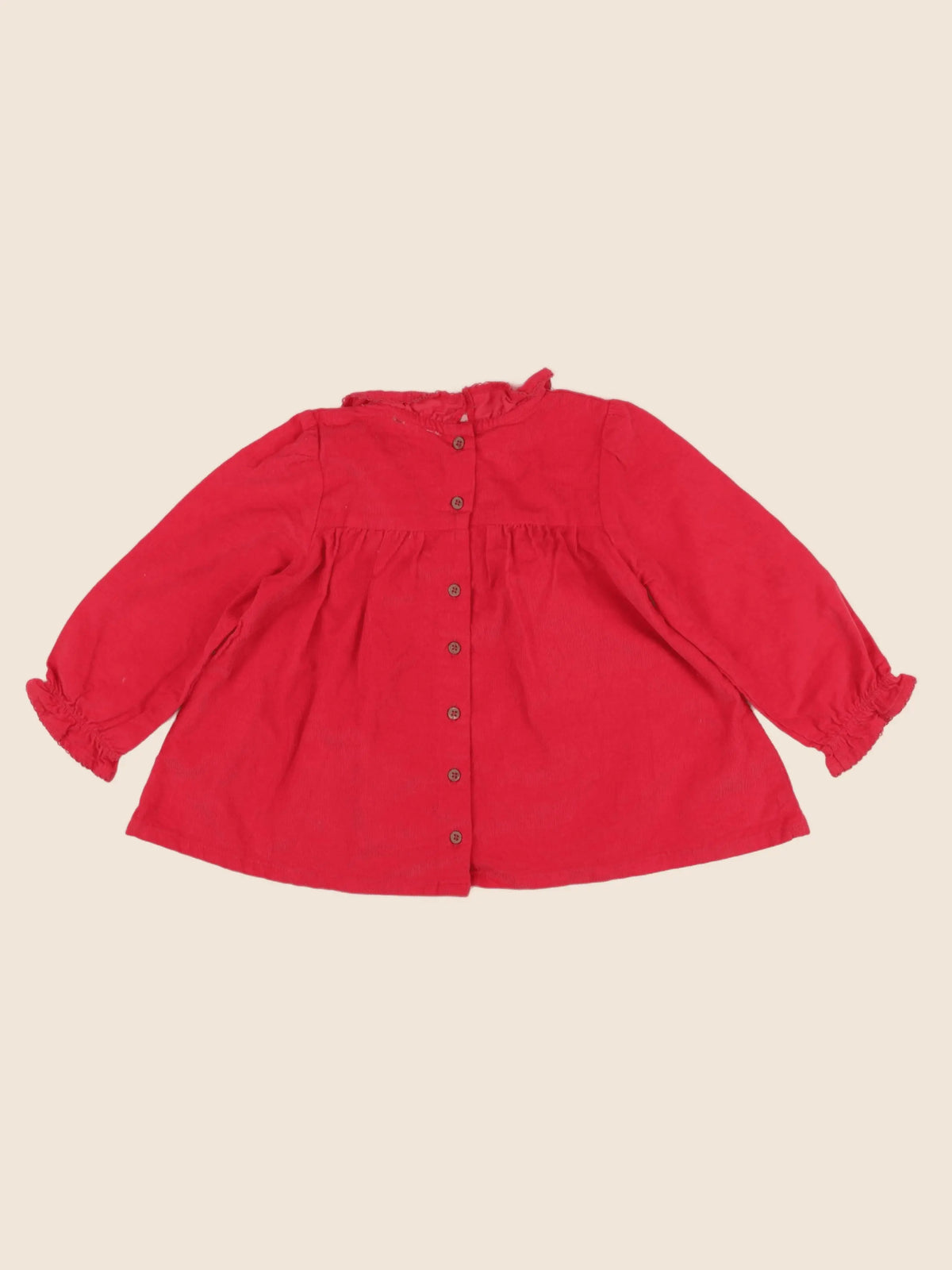 Boutchou - blouse rouge - 36 mois