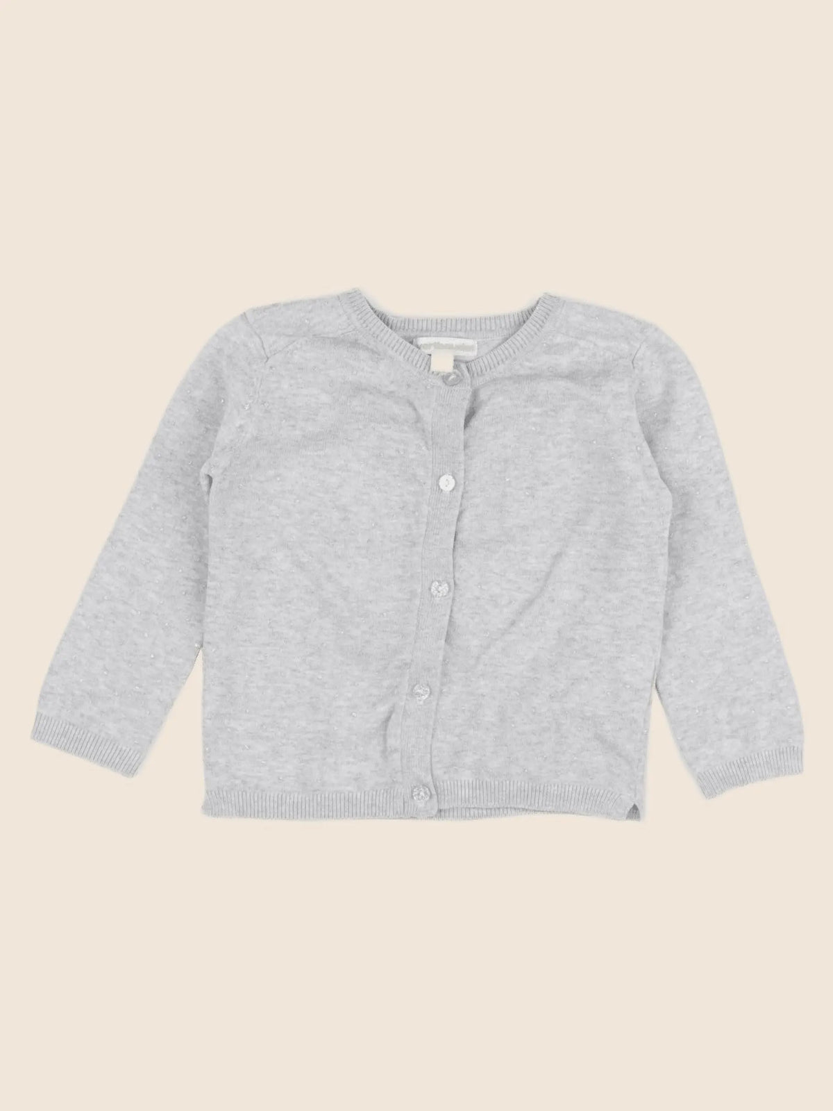 Vertbaudet - gilet gris - 2 ans