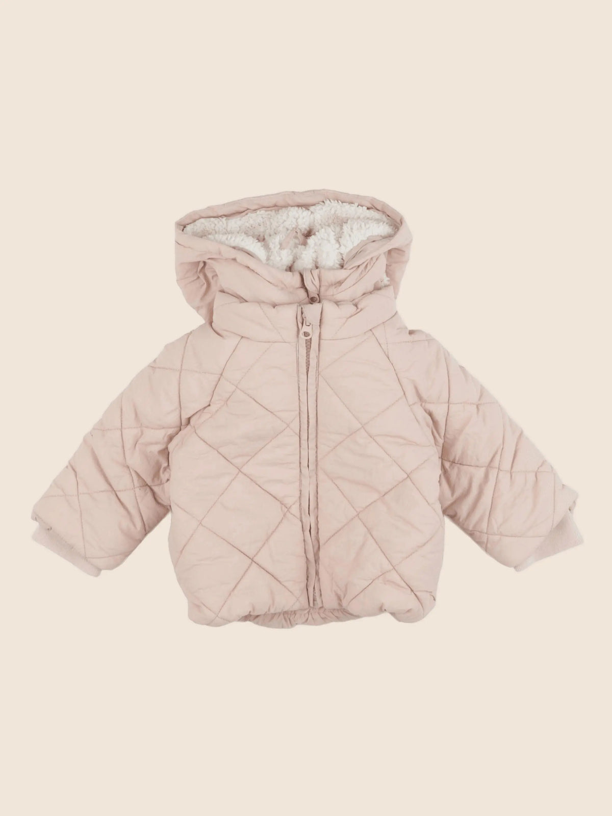 Vertbaudet - doudoune rose - 12 mois