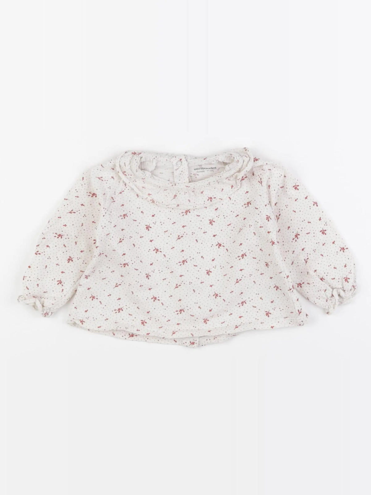 Vertbaudet - tee-shirt beige - 9 mois