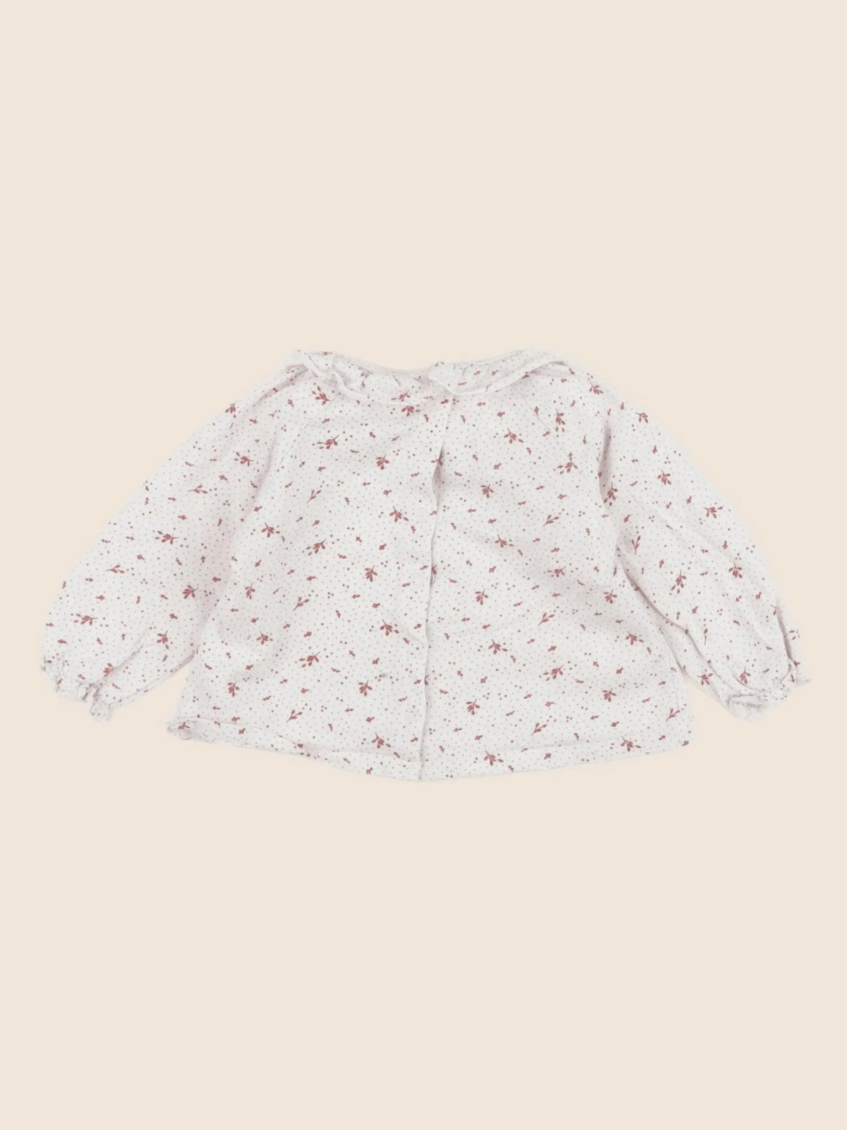 Vertbaudet - tee-shirt beige - 9 mois