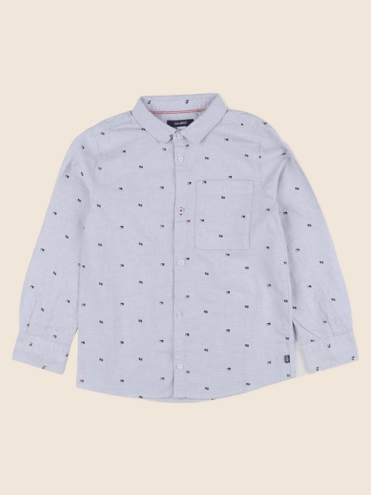 Okaidi - chemise bleu - 6 ans