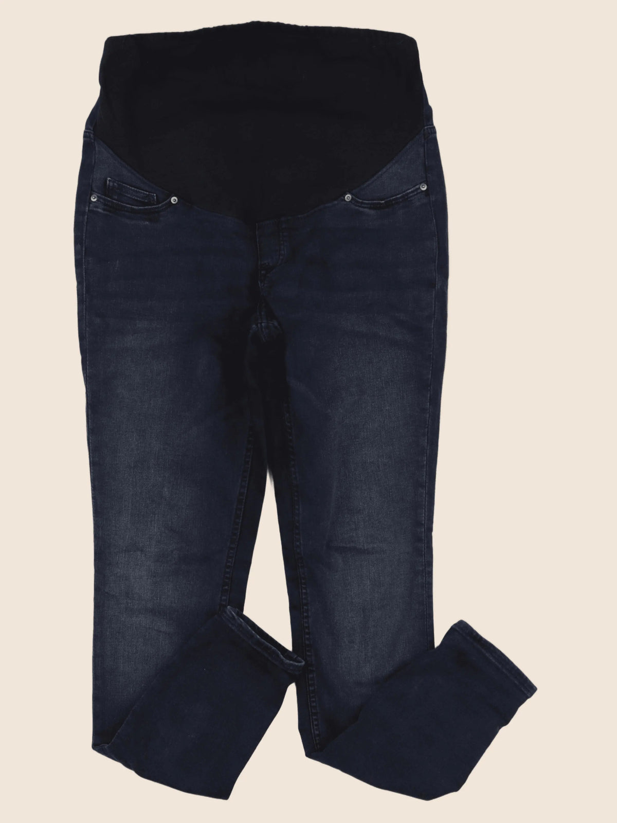 H&M - jean grossesse bleu - m