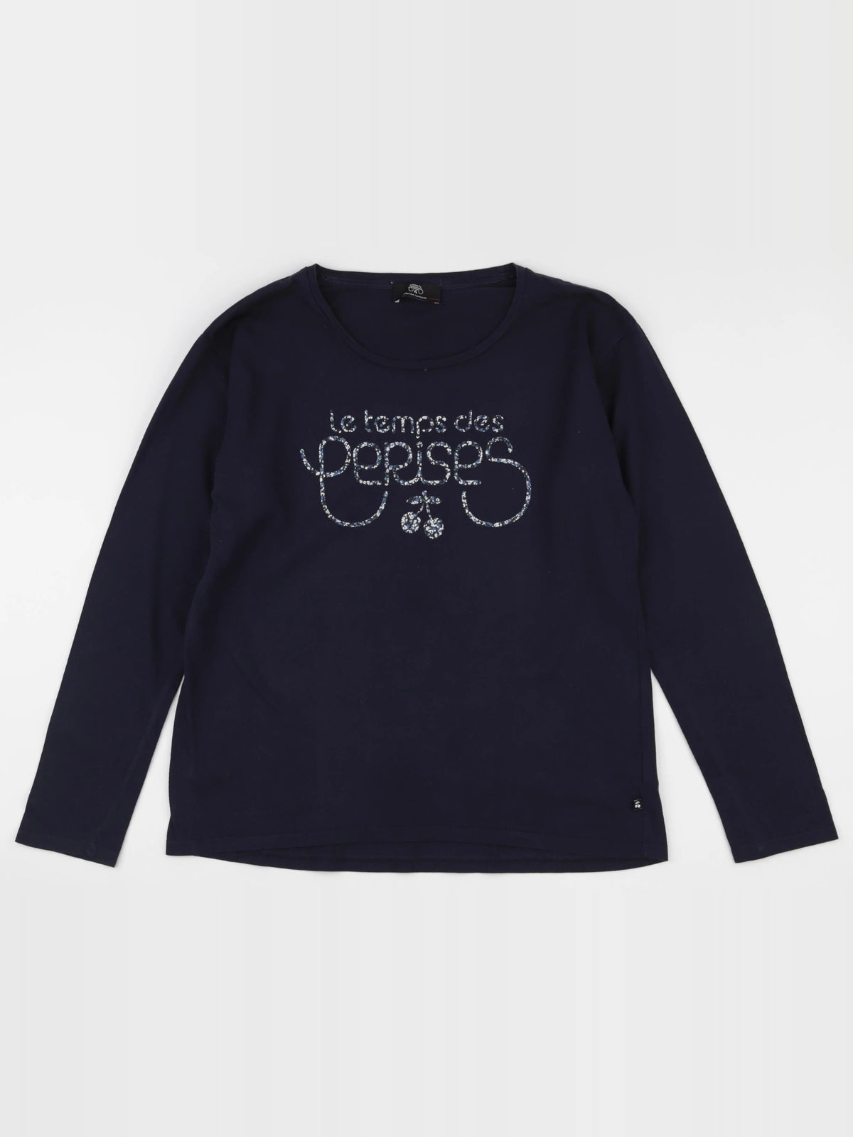 Le temps des cerises - tee-shirt bleu - 12/13 ans