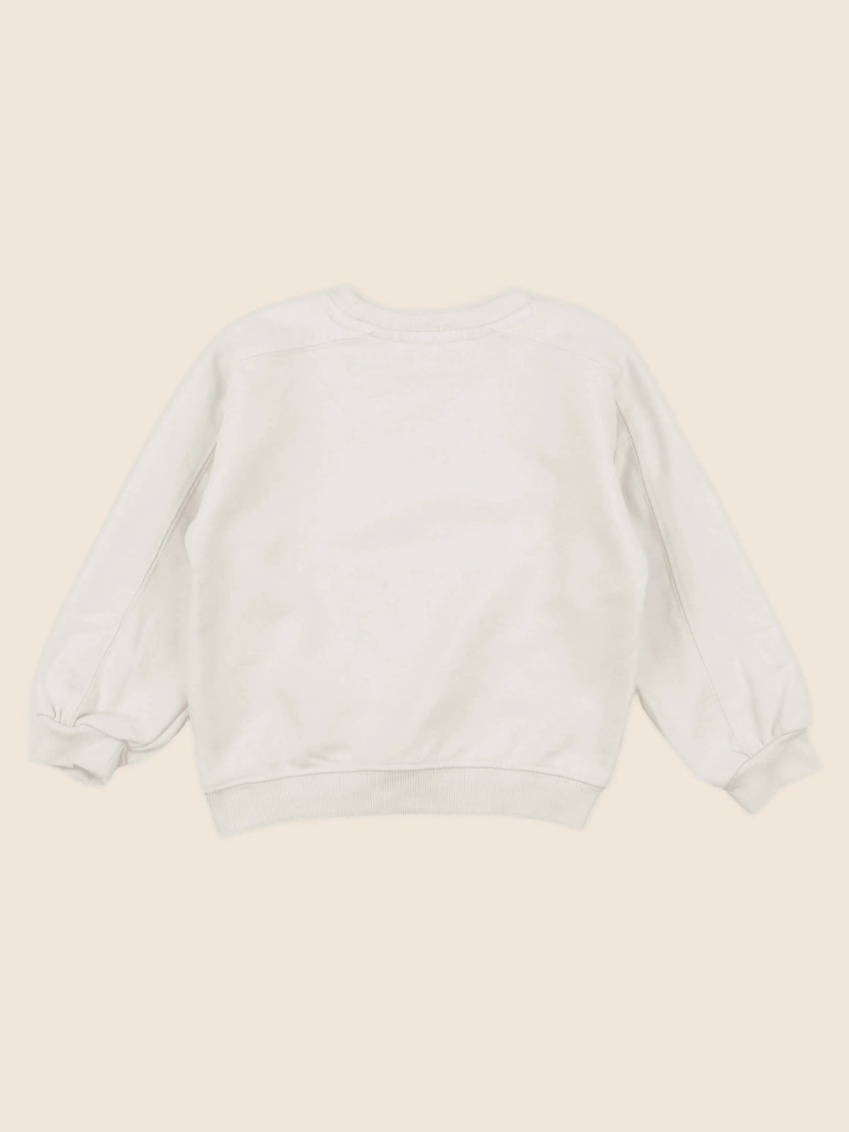 Vertbaudet - sweat beige - 4 ans