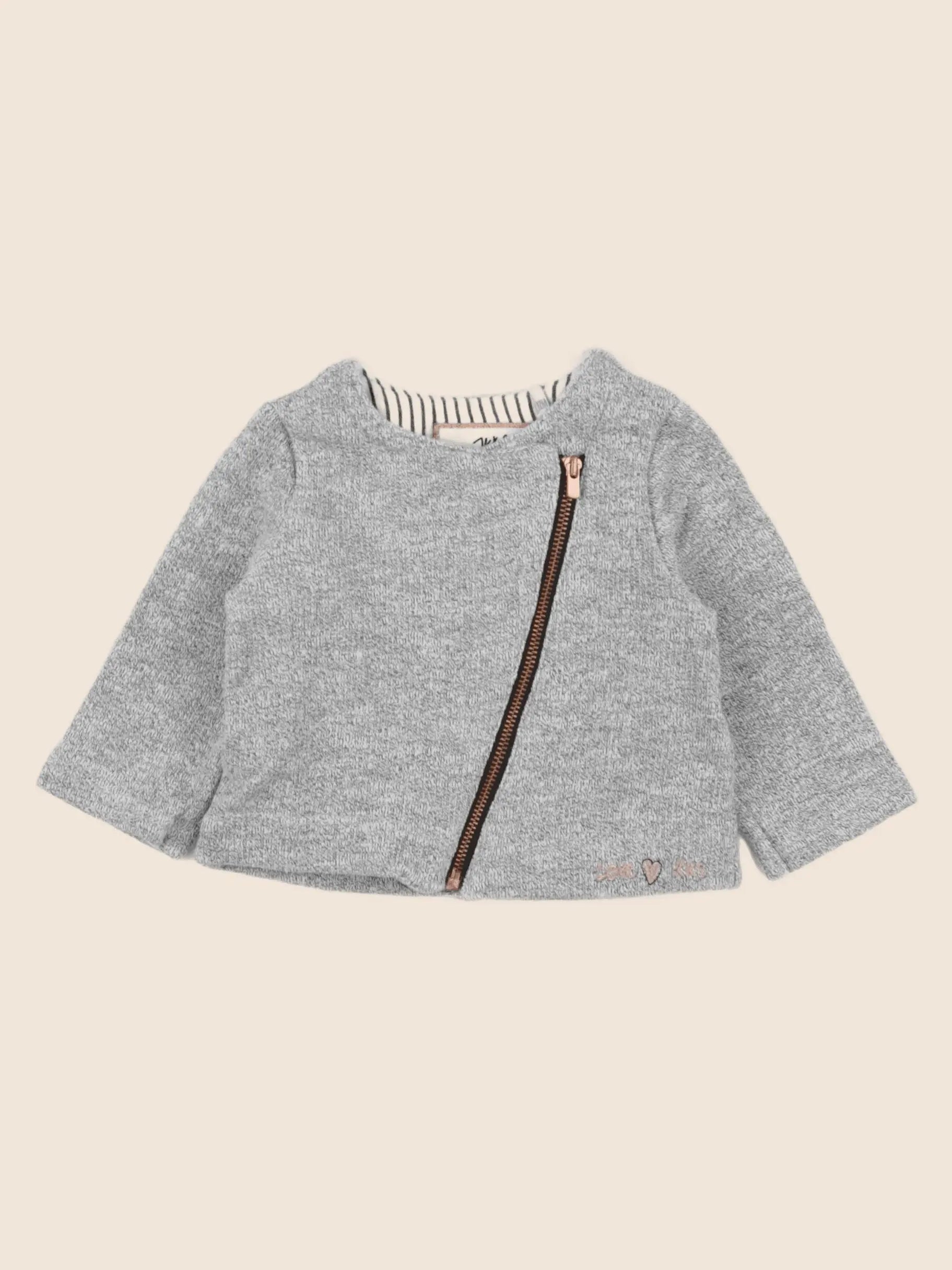 IKKS - veste gris - 12 mois