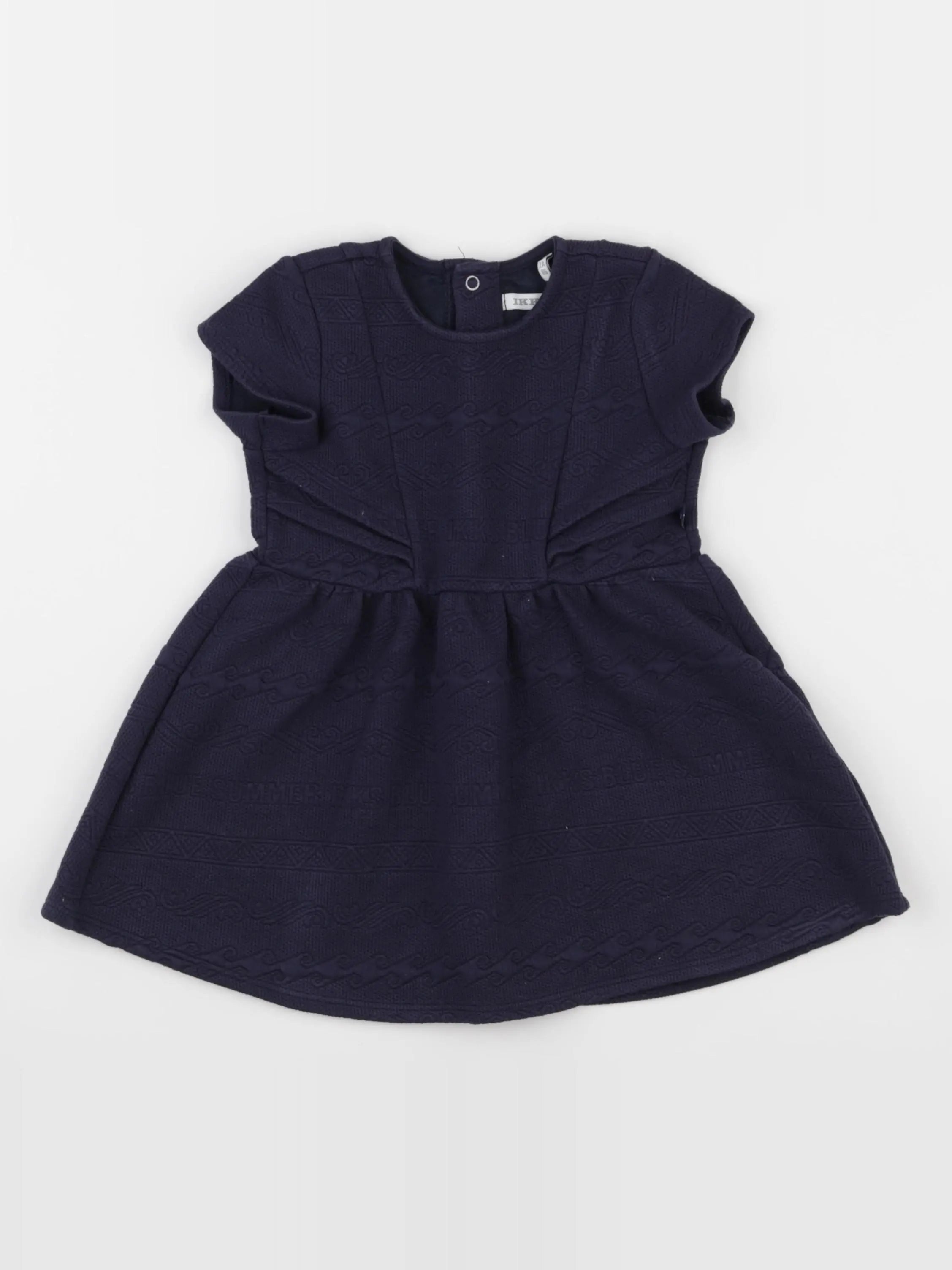 IKKS - robe bleu - 2 ans
