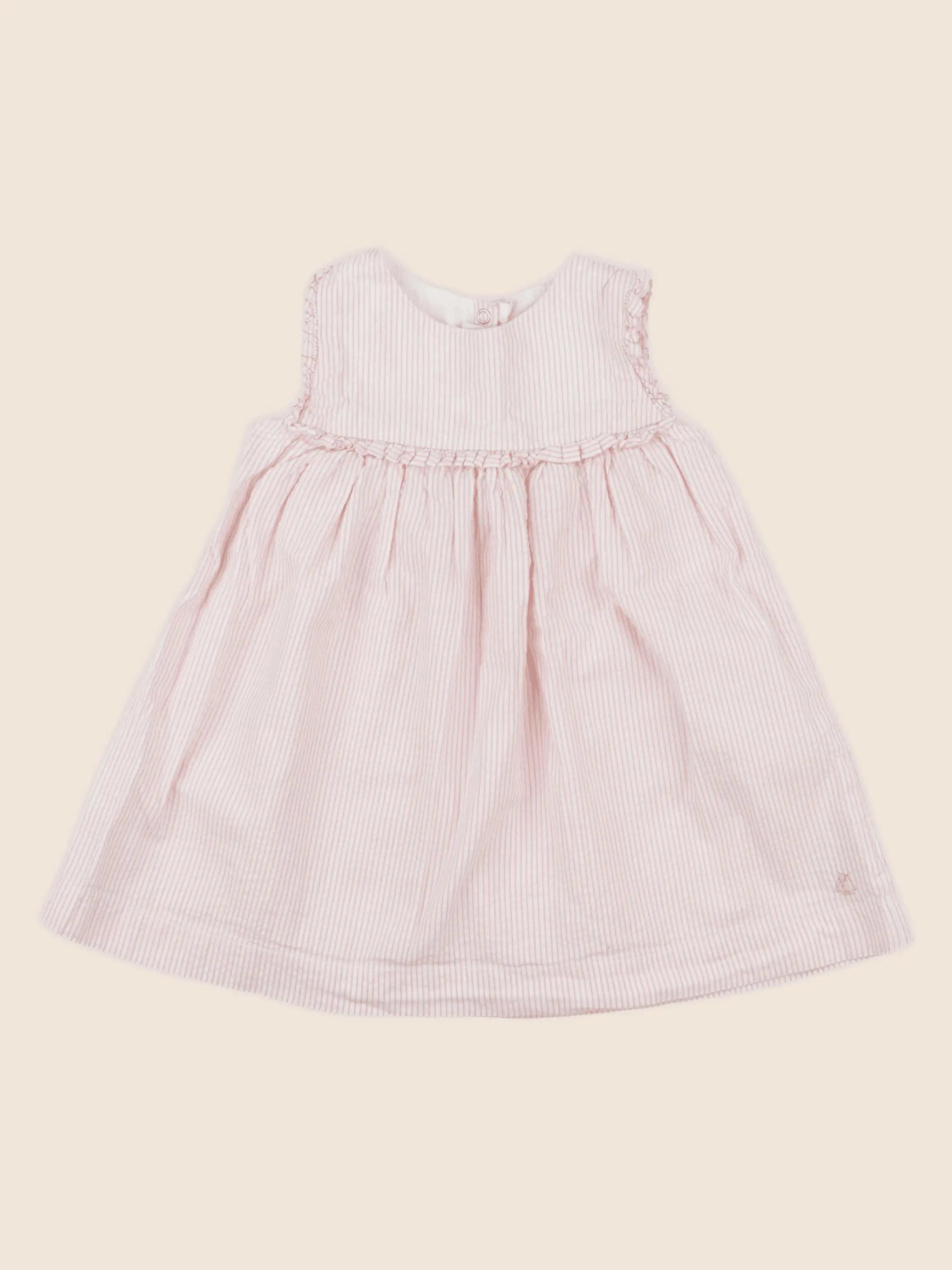 Petit Bateau - robe rose - 24 mois