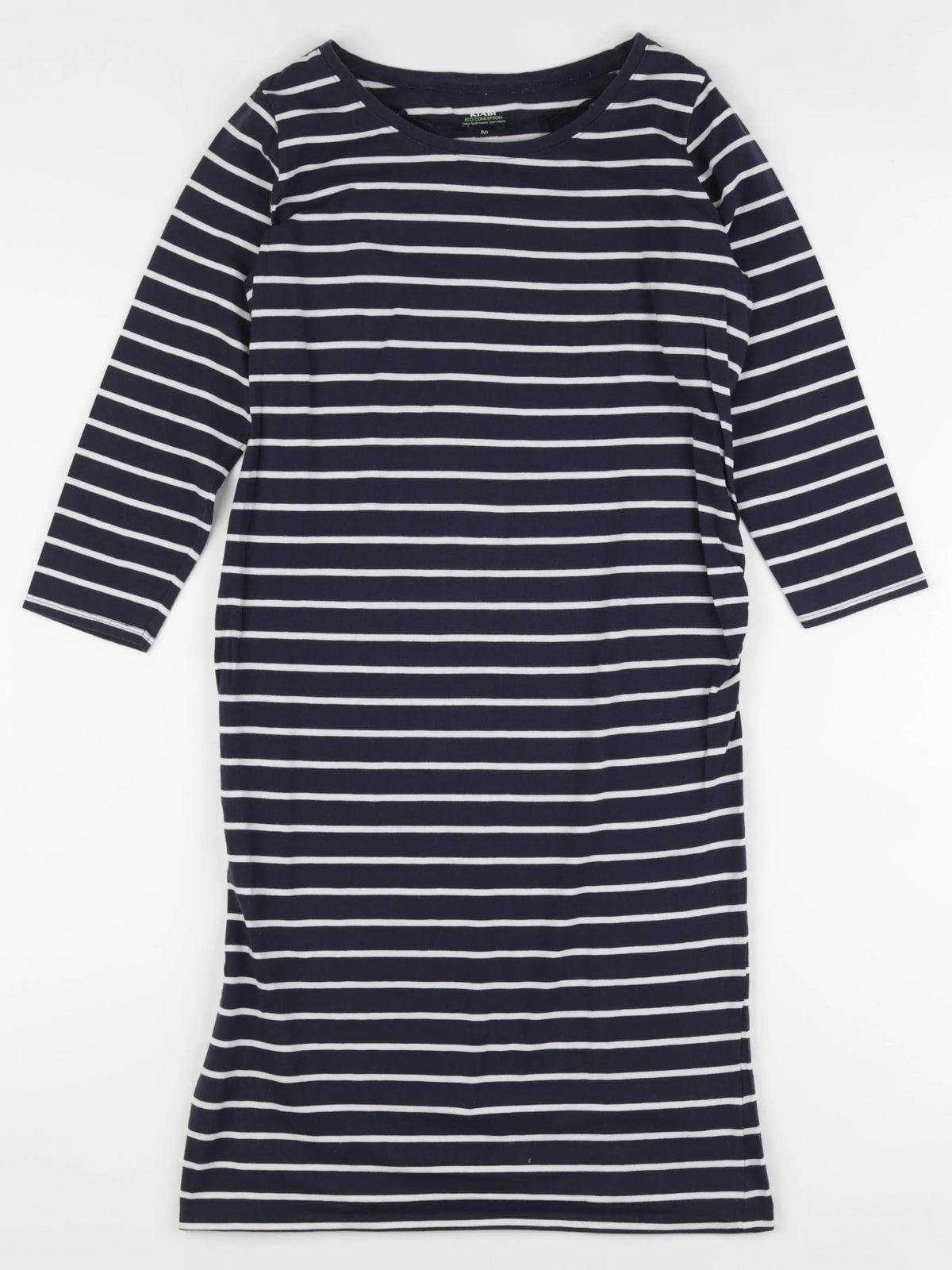 Kiabi - robe grossesse bleu, blanc - M
