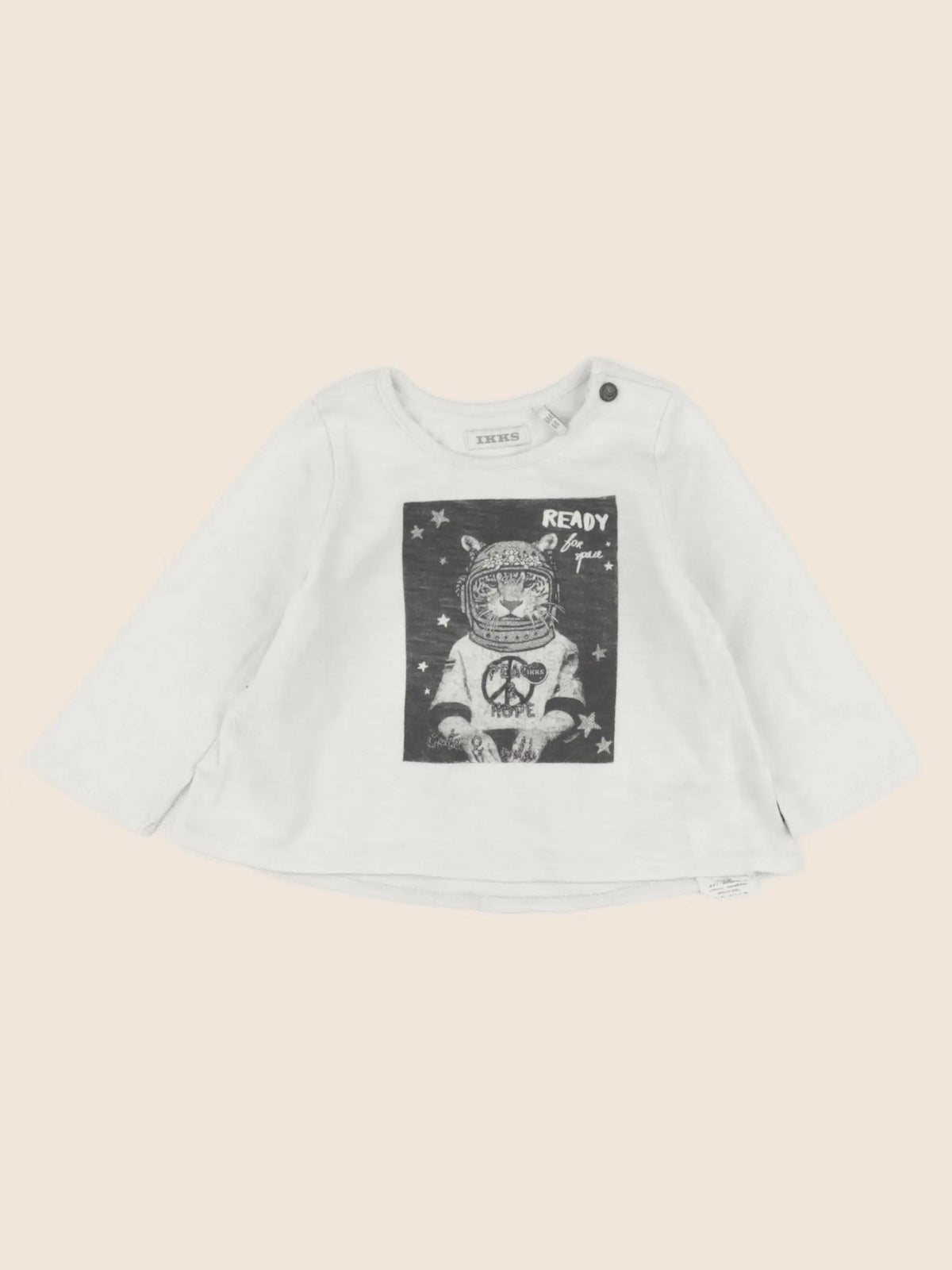 IKKS - tee-shirt beige - 6 mois