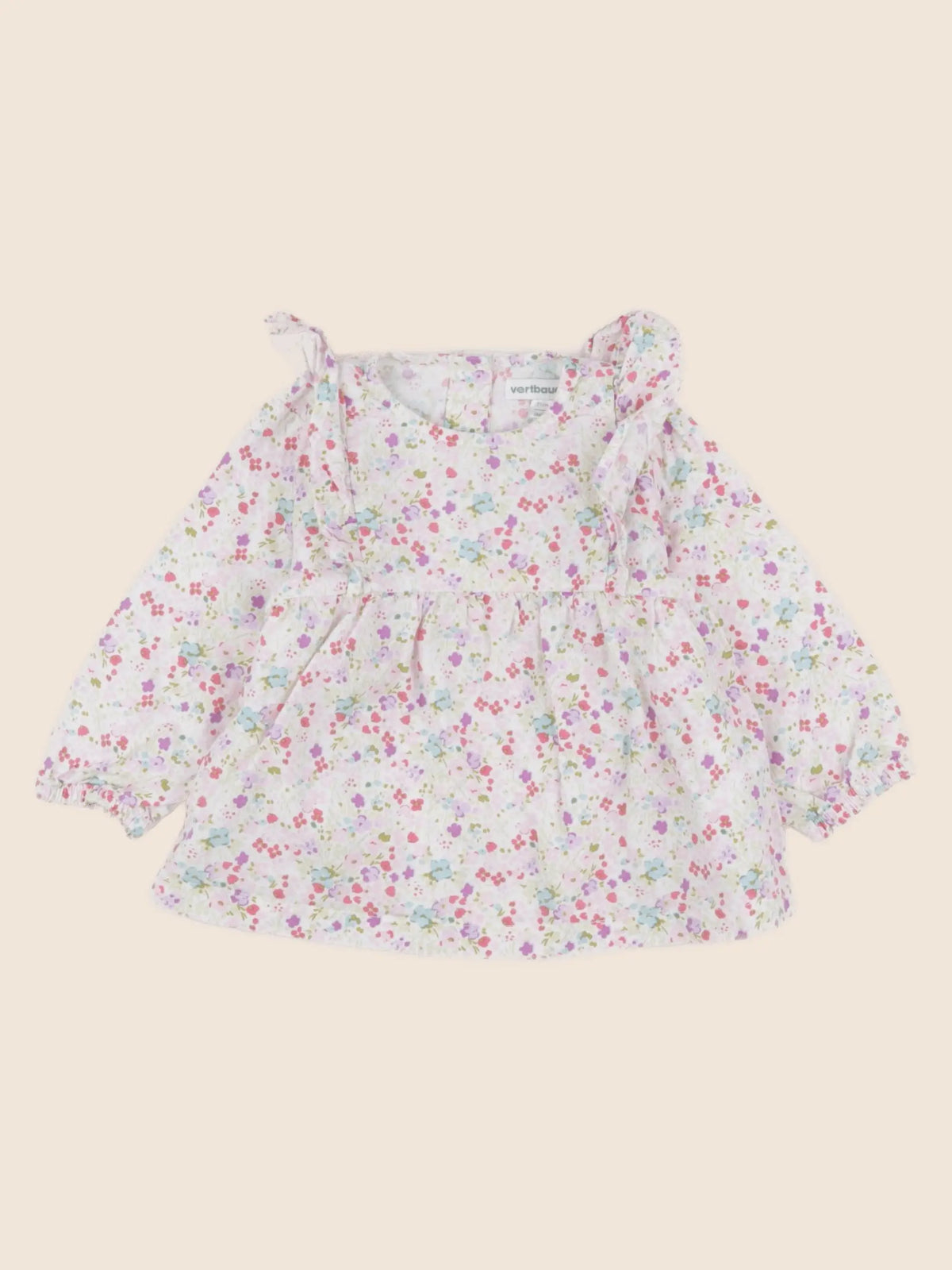 Vertbaudet - blouse multicolore - 9 mois
