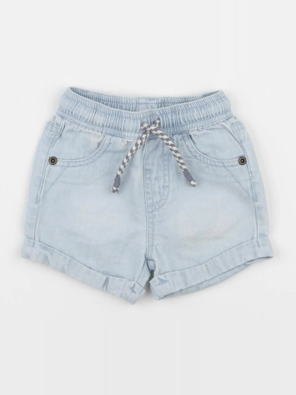 Vertbaudet - short bleu - 6 mois