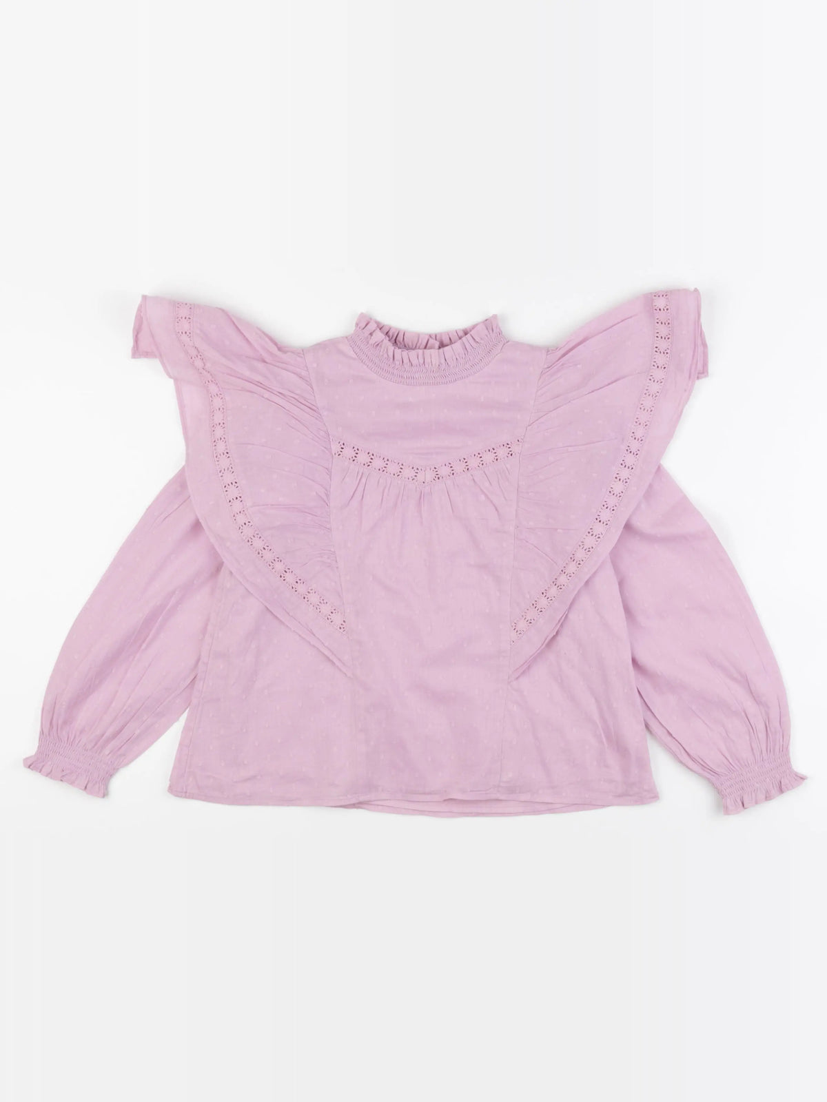 Vertbaudet - blouse rose - 8 ans