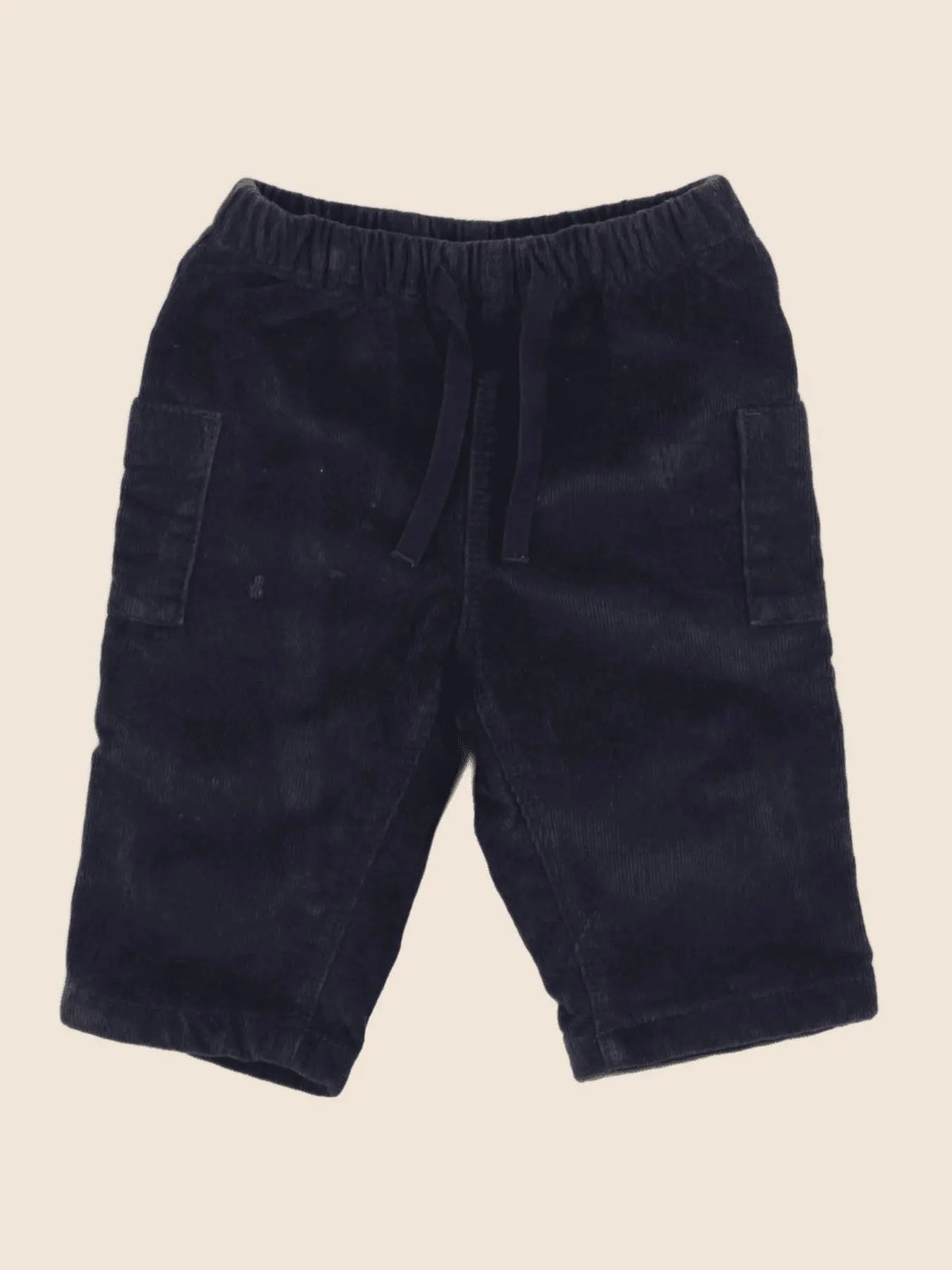 Petit Bateau - pantalon bleu - 6 mois
