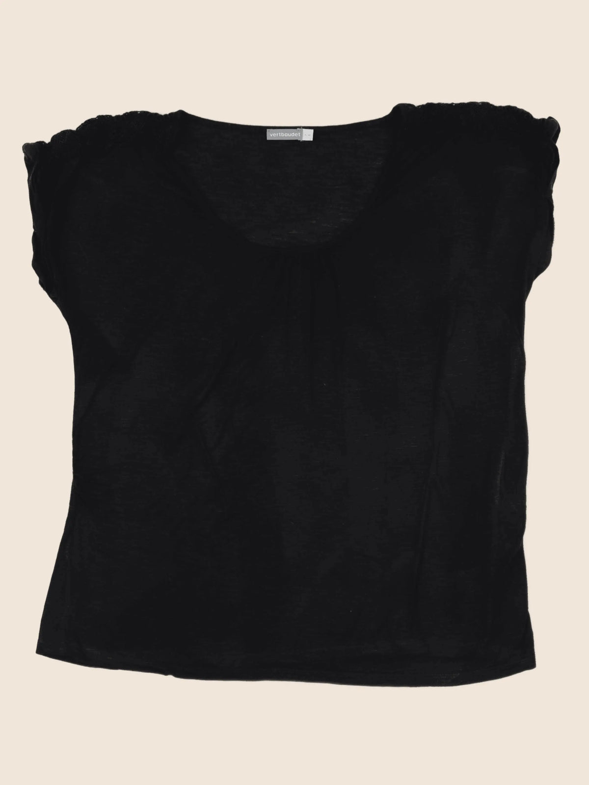 Vertbaudet - tee-shirt grossesse noir - 42 à 44