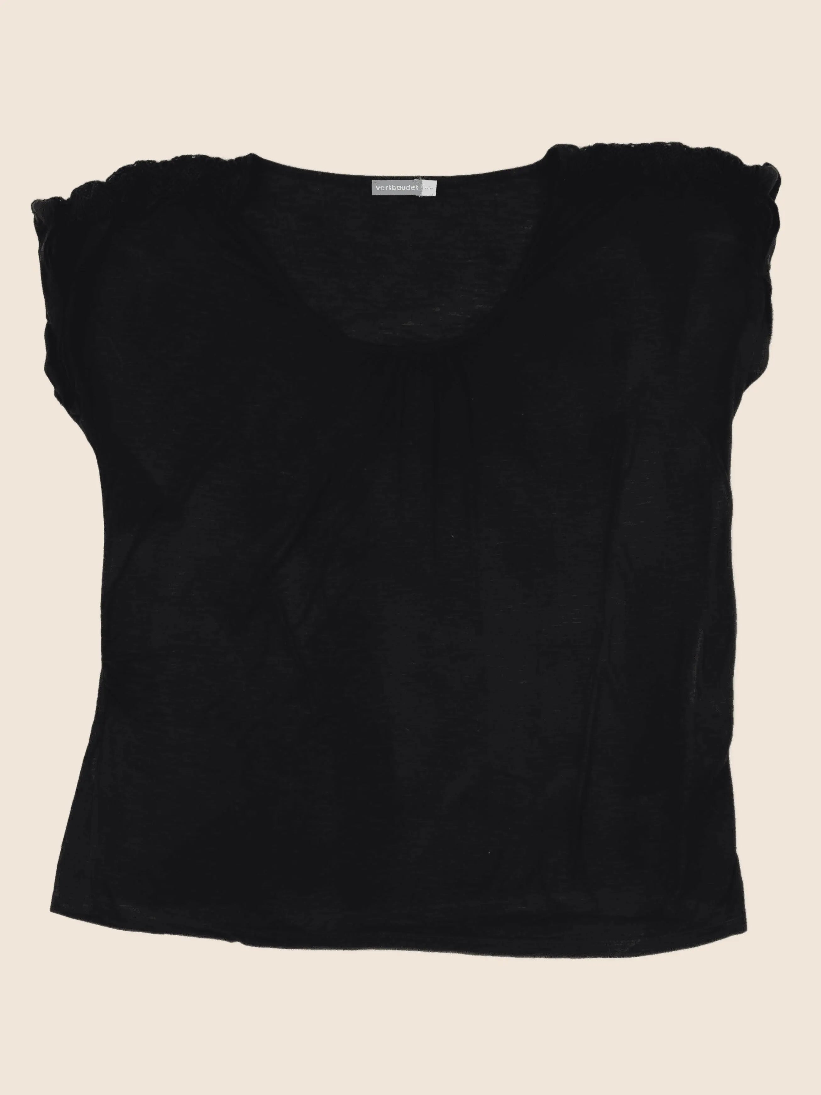 Vertbaudet - tee-shirt grossesse noir - 42 à 44