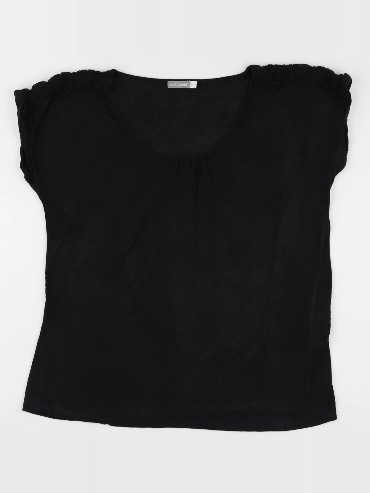 Vertbaudet - tee-shirt grossesse noir - 42 à 44