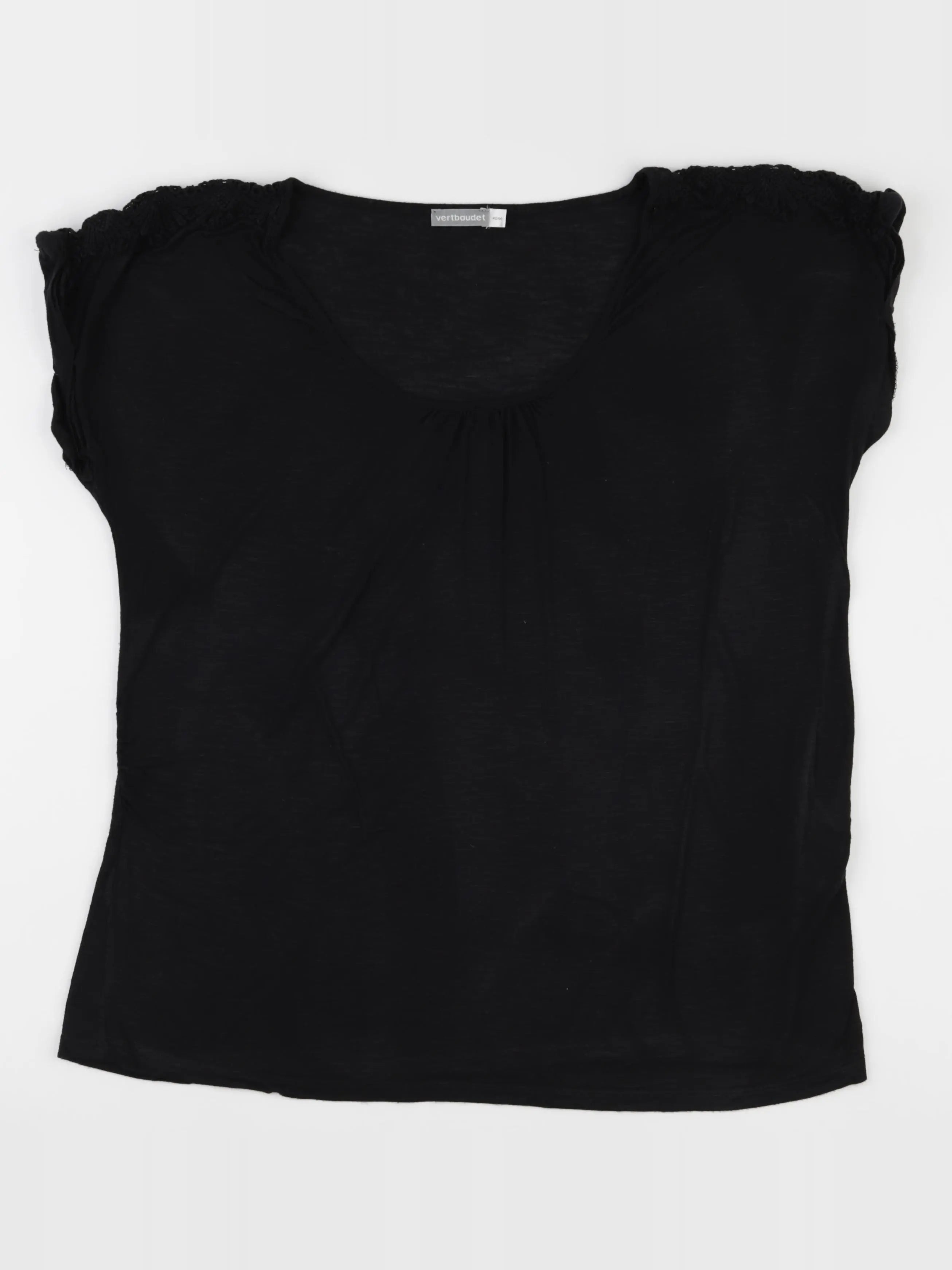 Vertbaudet - tee-shirt grossesse noir - 42 à 44