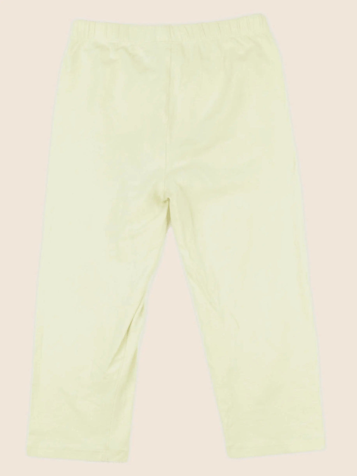 Vertbaudet - legging court jaune - 10 ans
