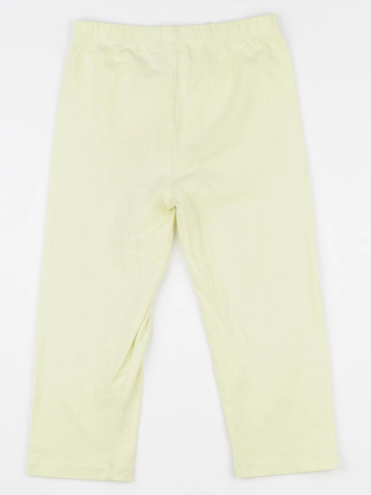 Vertbaudet - legging court jaune - 10 ans