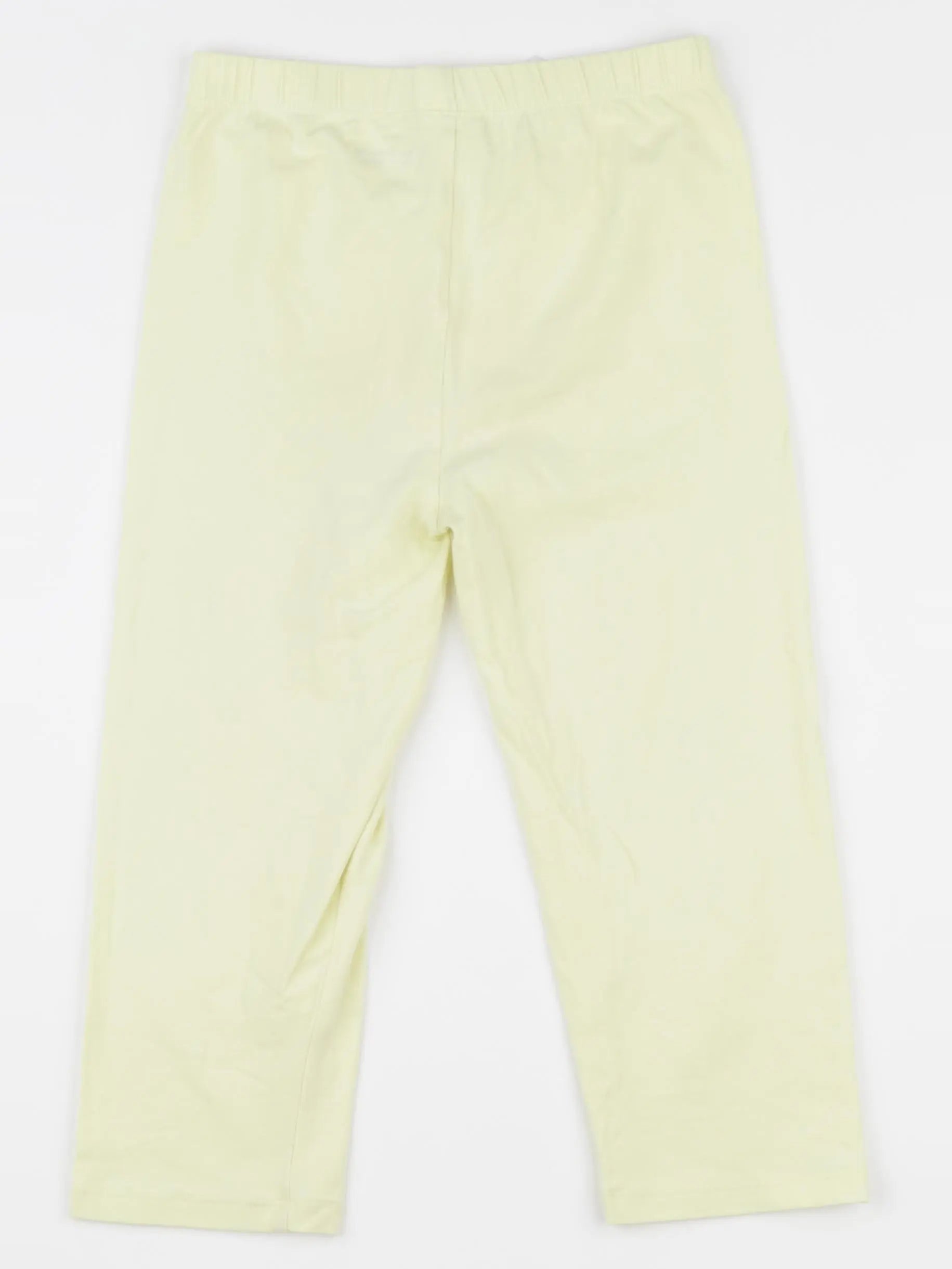 Vertbaudet - legging court jaune - 10 ans