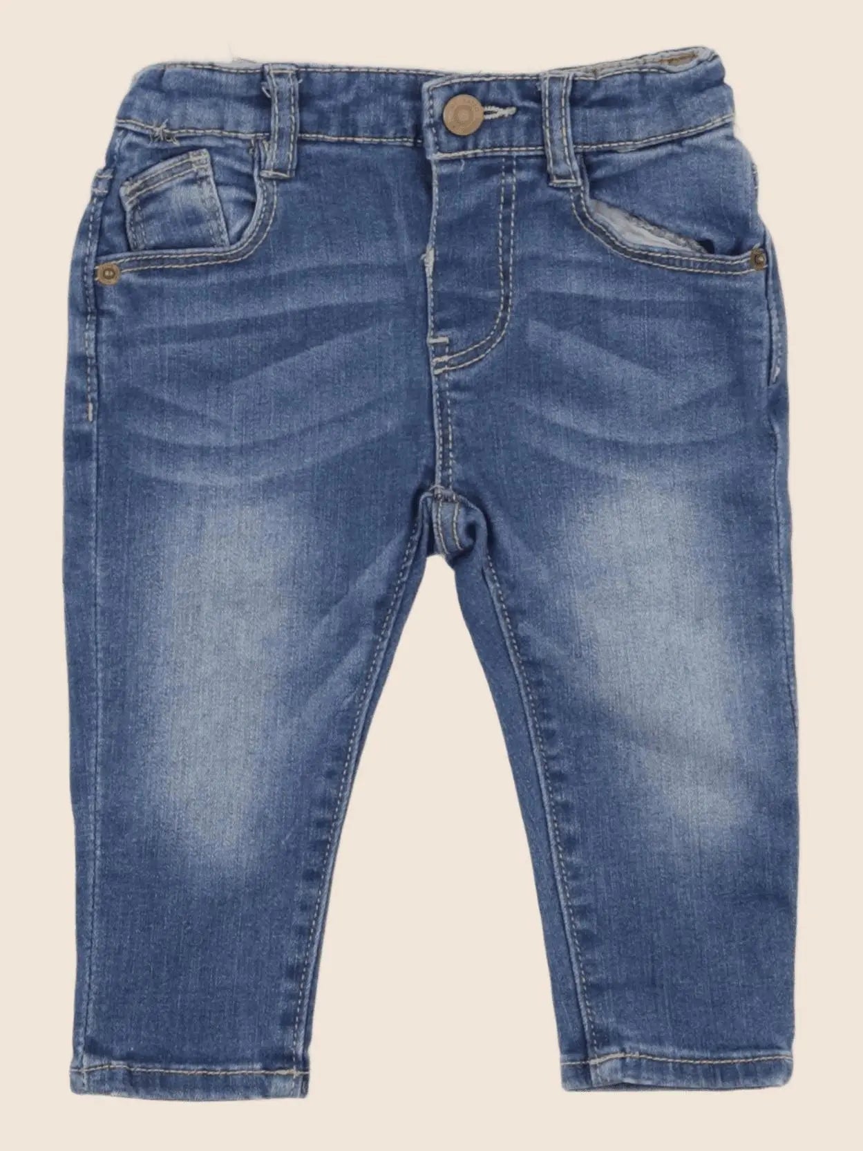 Zara - jean bleu - 6/9 mois