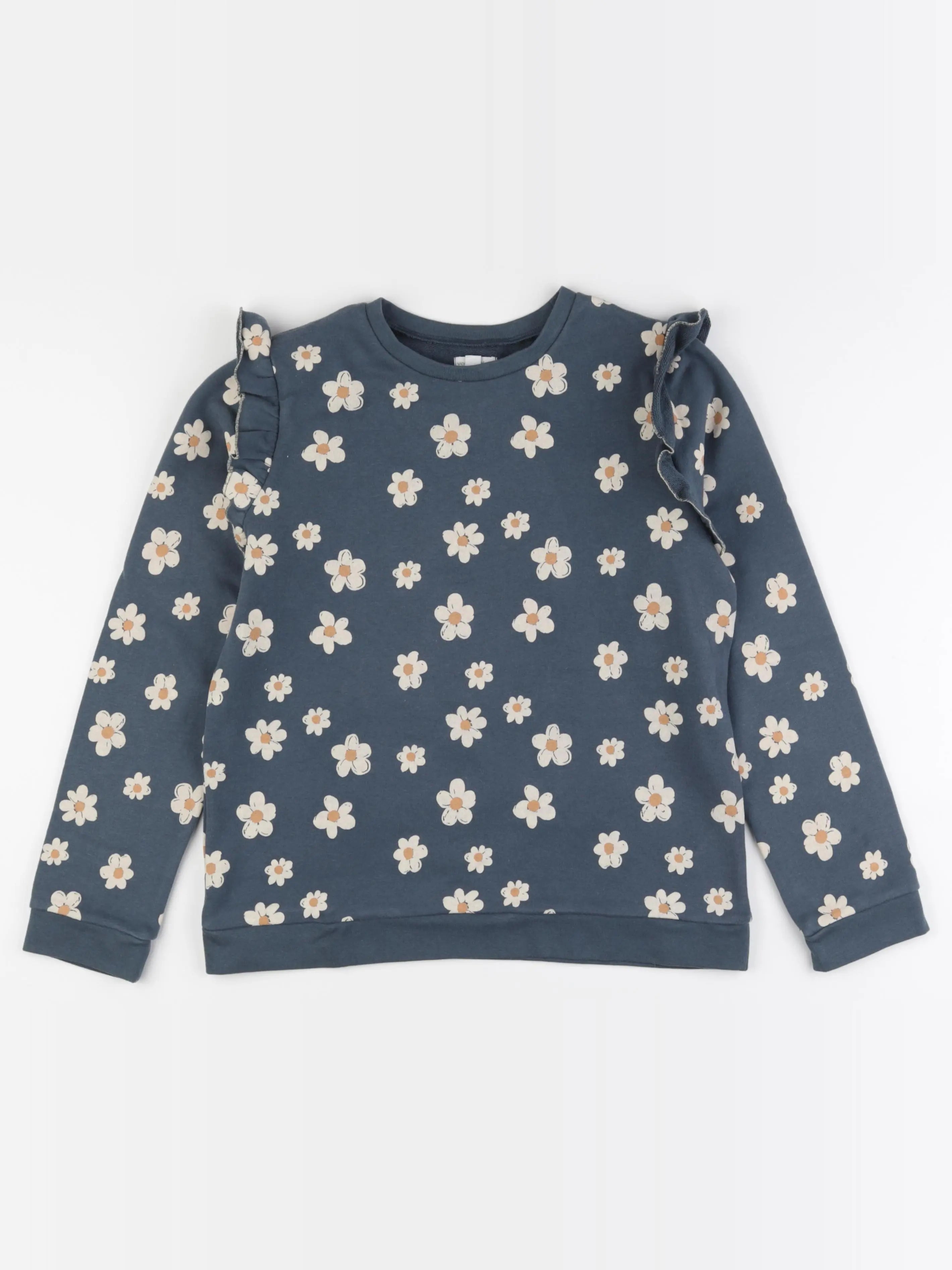Vertbaudet - sweat bleu - 14 ans