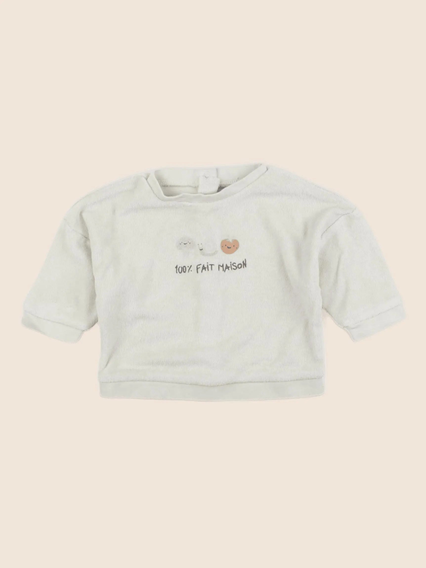 Vertbaudet - sweat vert - 3 mois