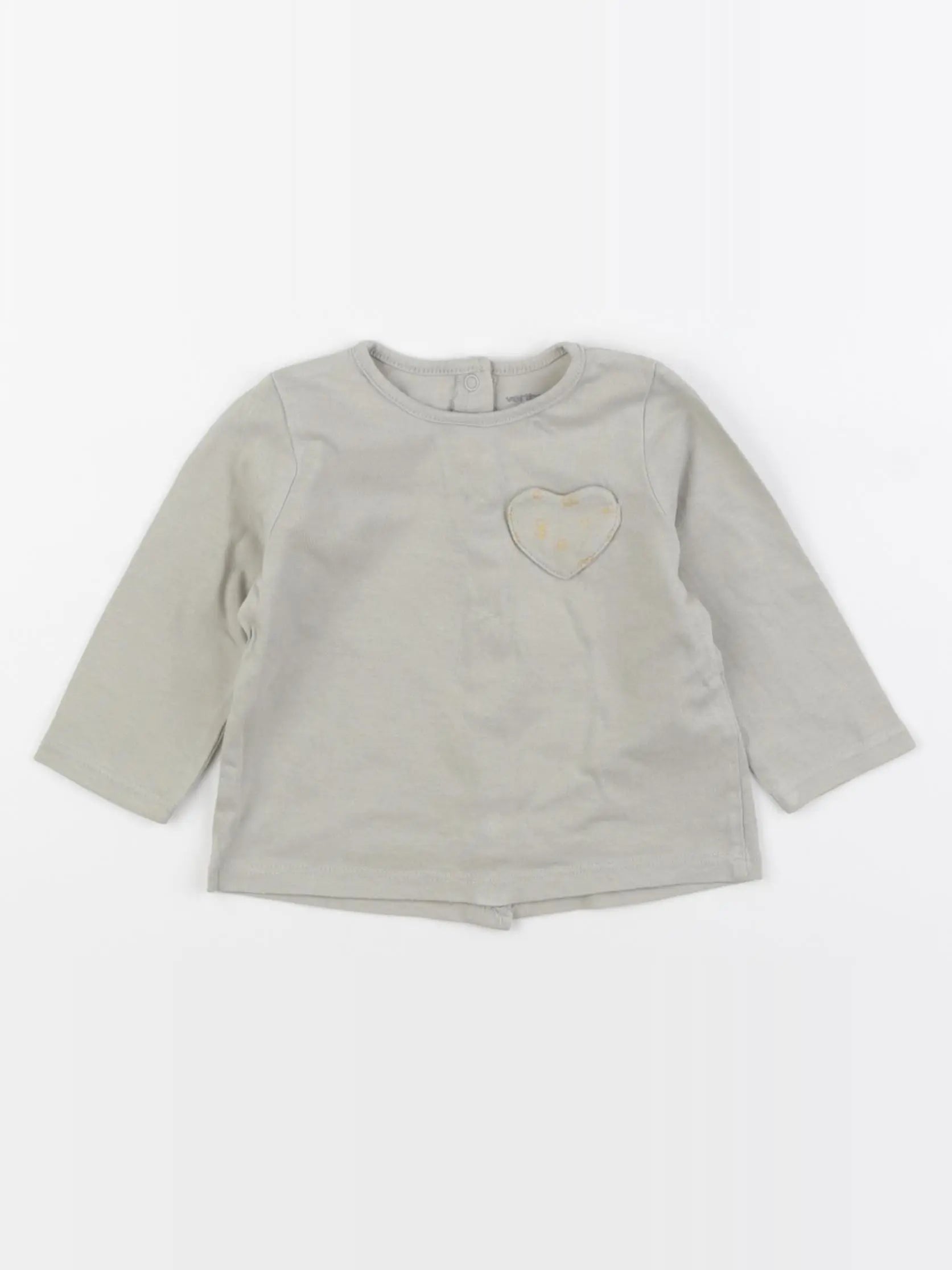 Vertbaudet - tee-shirt vert - 6 mois