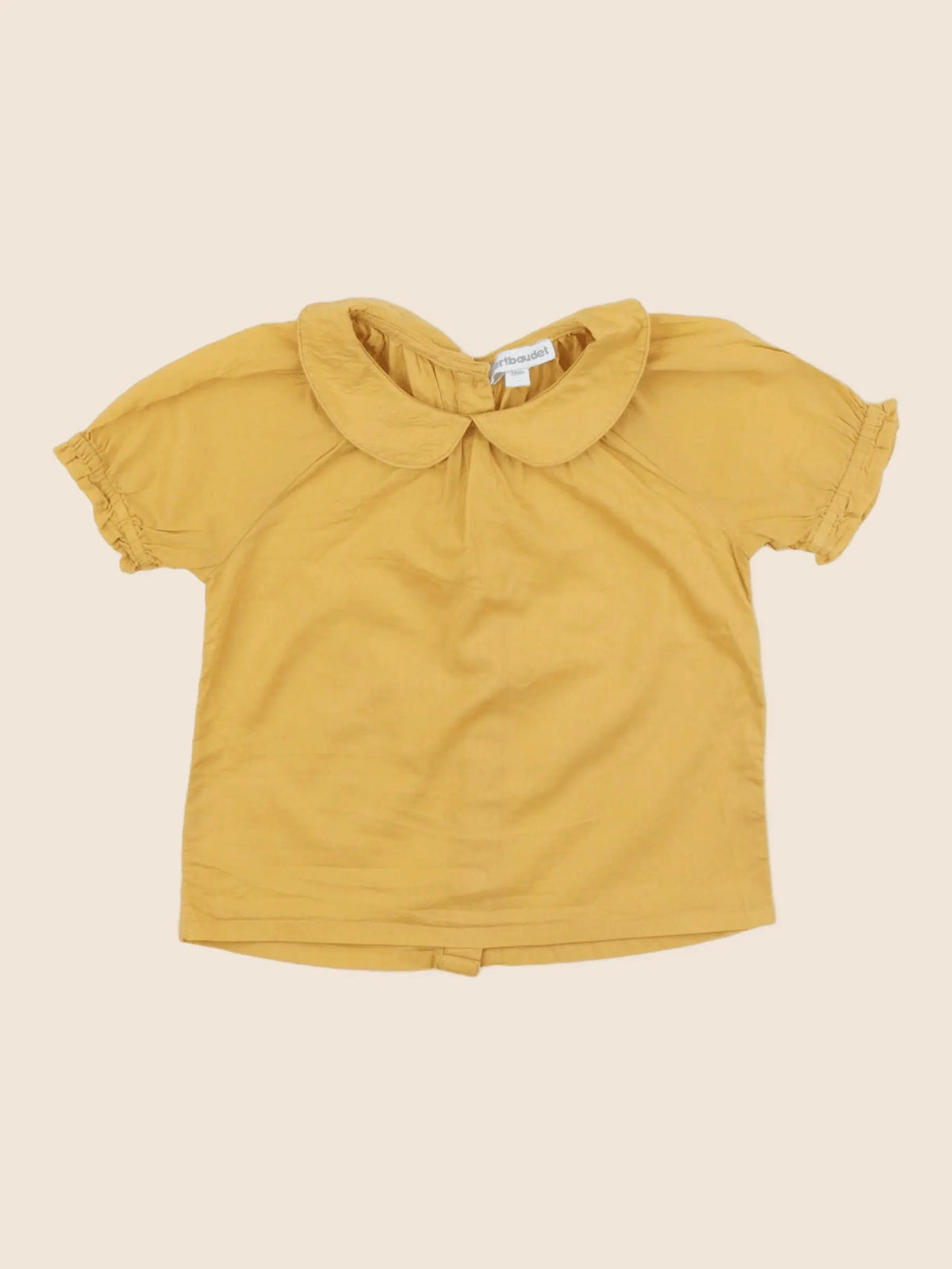 Vertbaudet - blouse jaune - 18 mois