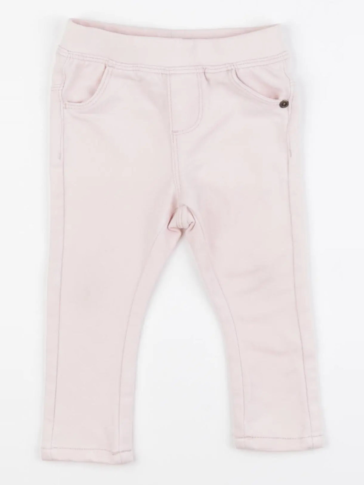Vertbaudet - jegging rose - 12 mois