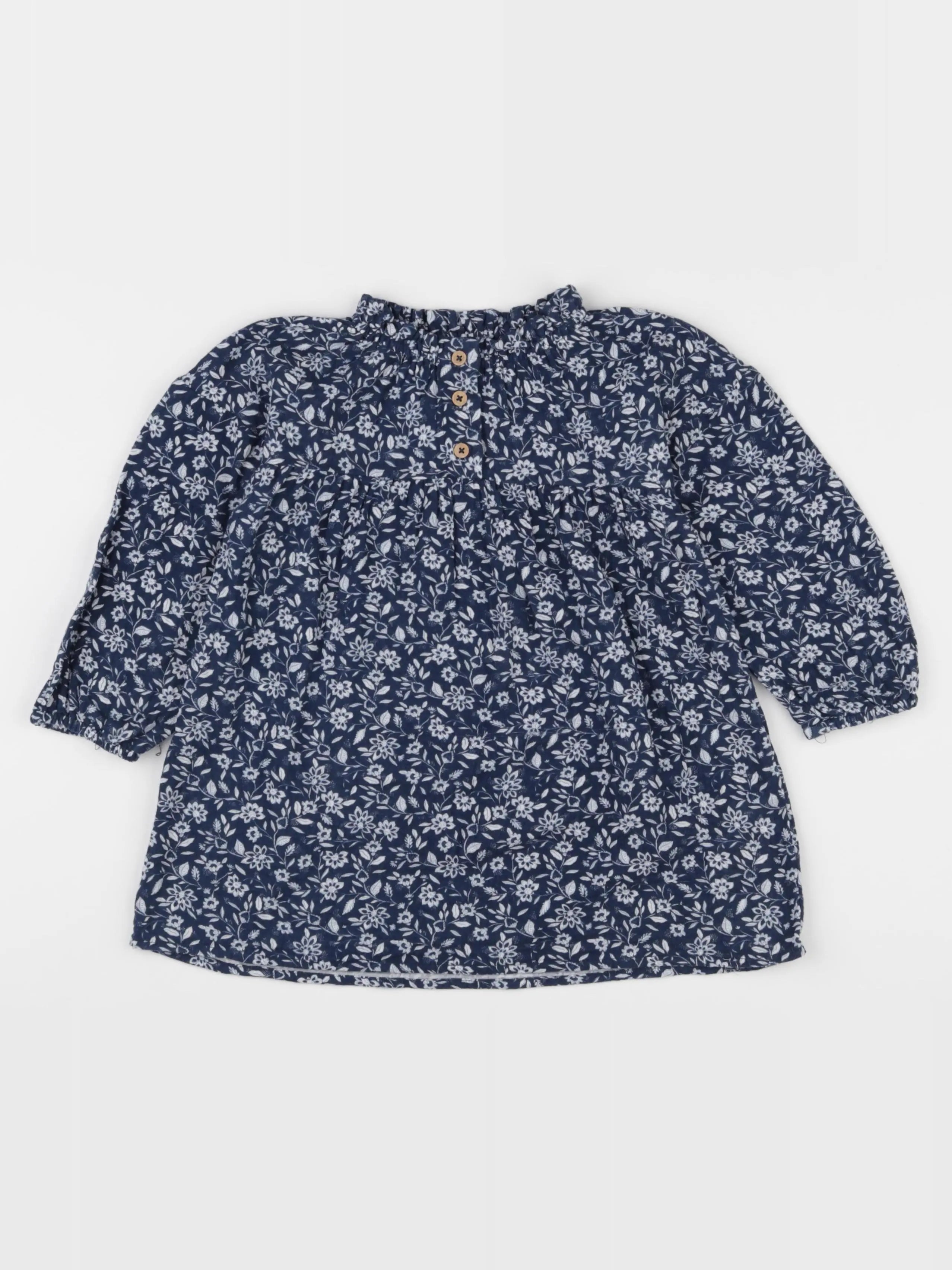 Vertbaudet - robe bleu - 36 mois