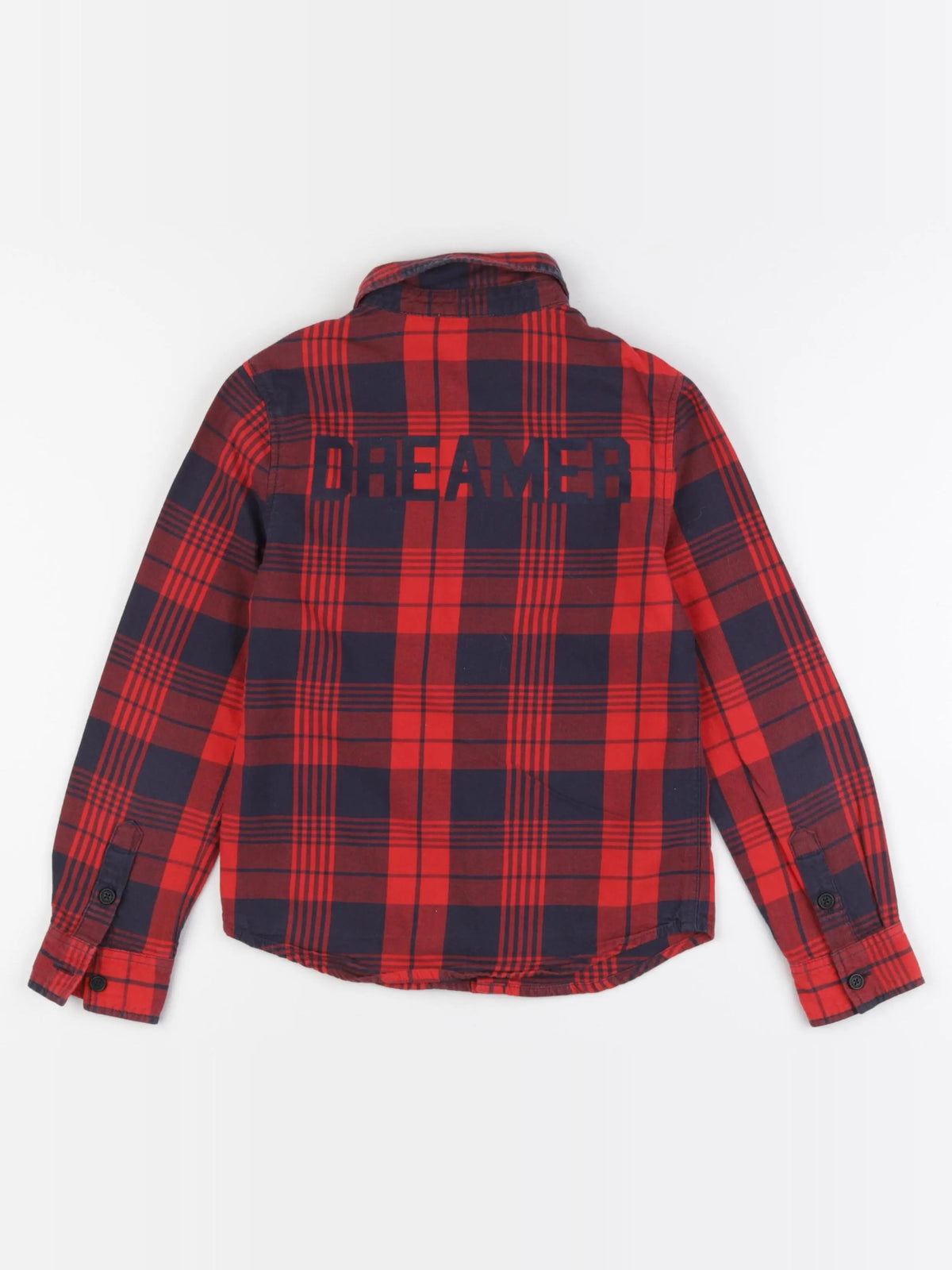 Zadig & Voltaire - chemise imprimé au dos rouge, bleu - 8 ans