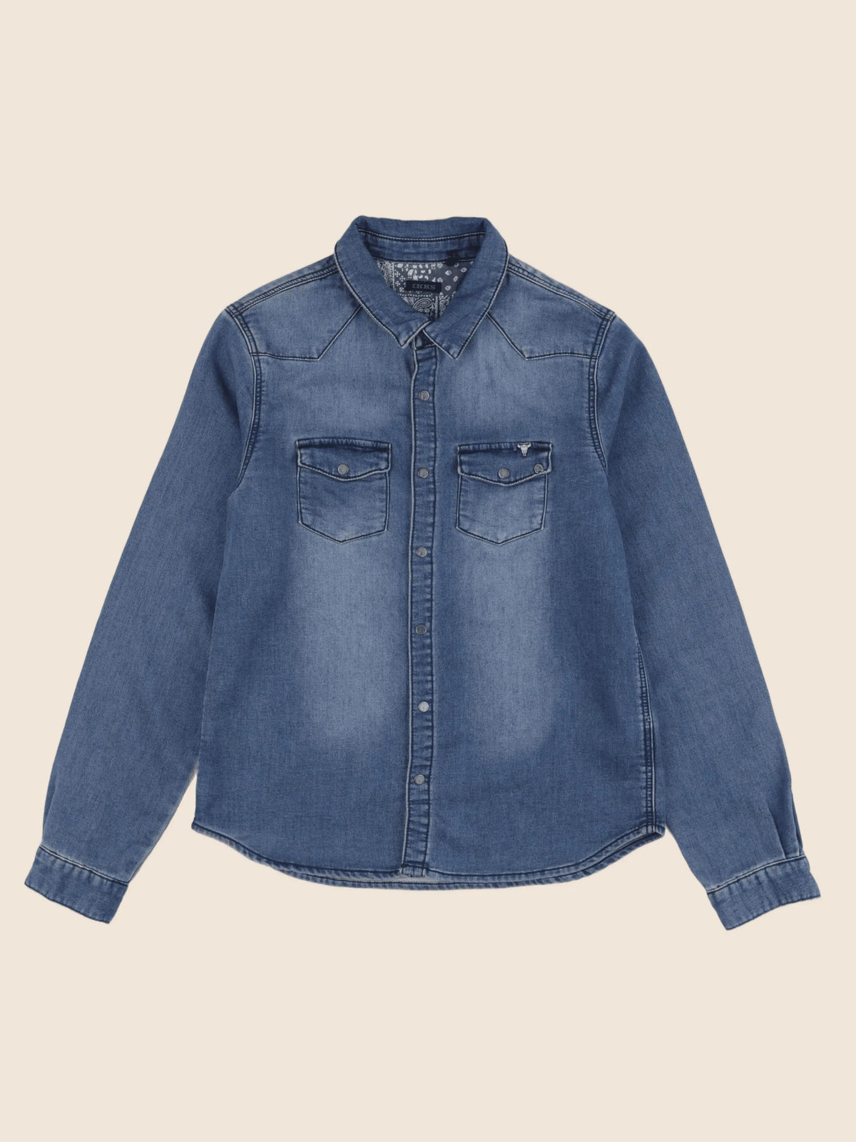 IKKS - chemise bleu - 12 ans