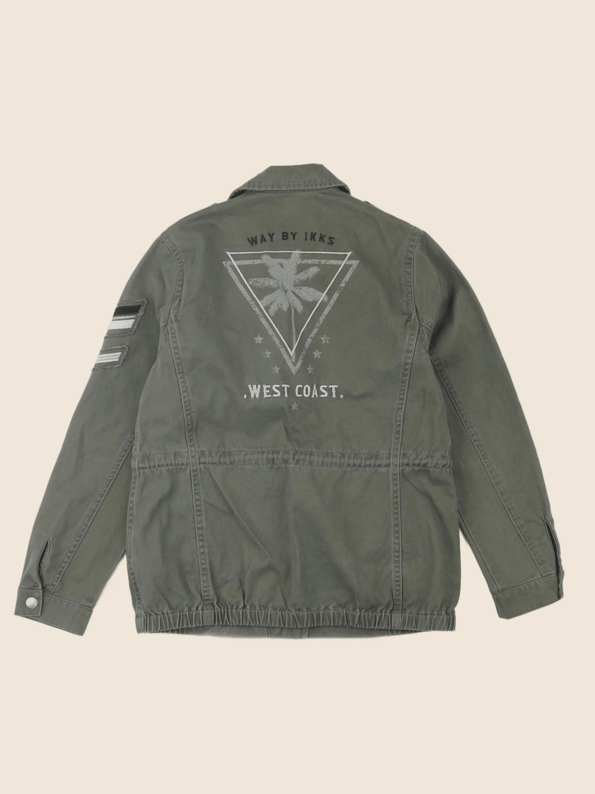 IKKS - veste imprimé au dos vert - 10 ans