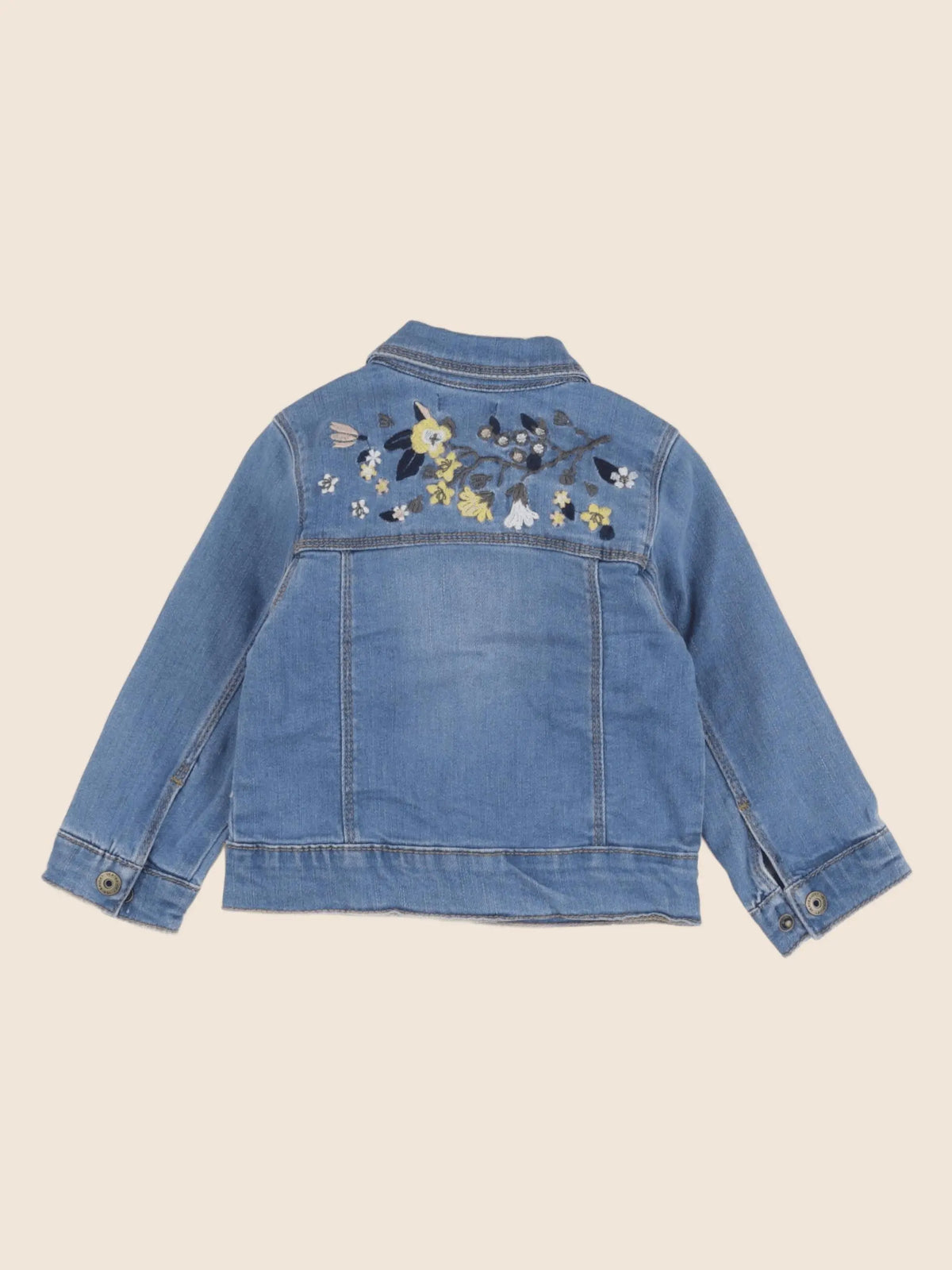 Vertbaudet - veste imprimé au dos bleu - 18 mois
