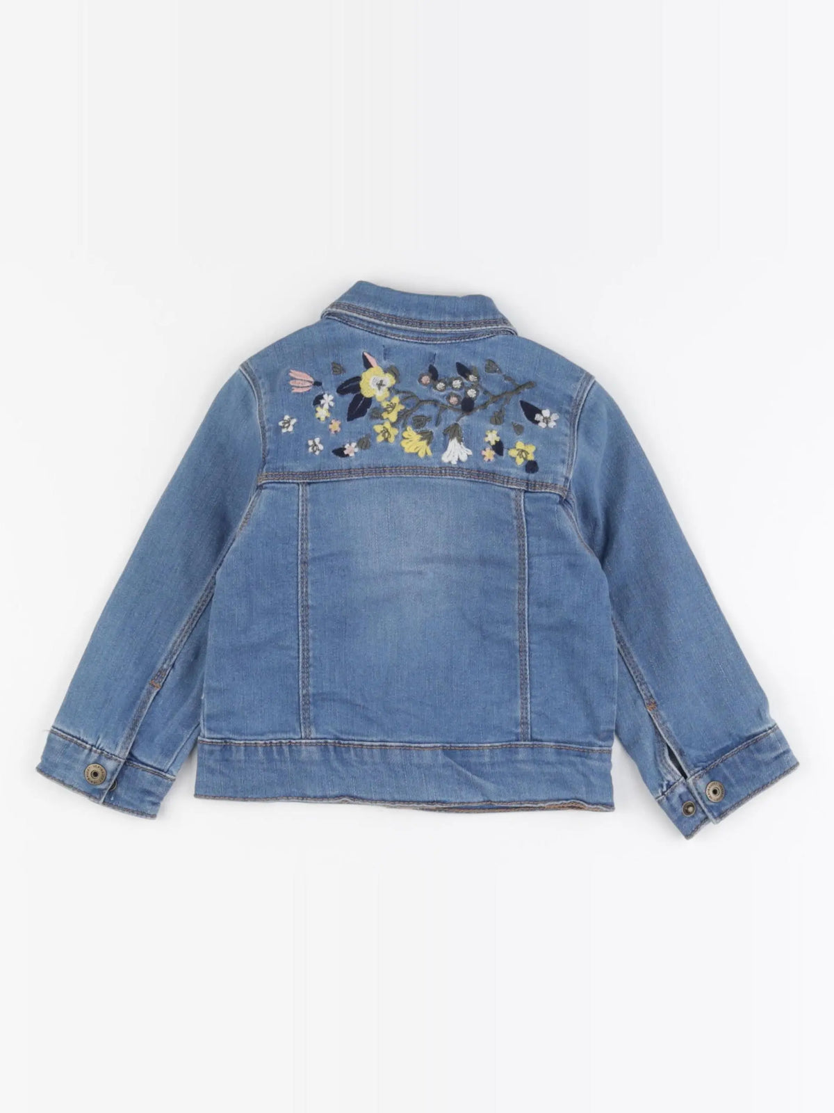 Vertbaudet - veste imprimé au dos bleu - 18 mois