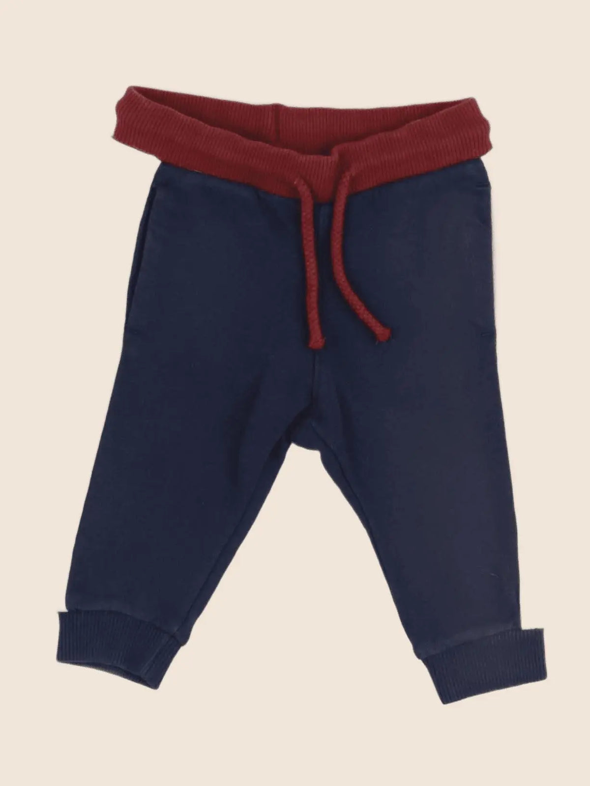 H&M - jogging bleu - 4/6 mois