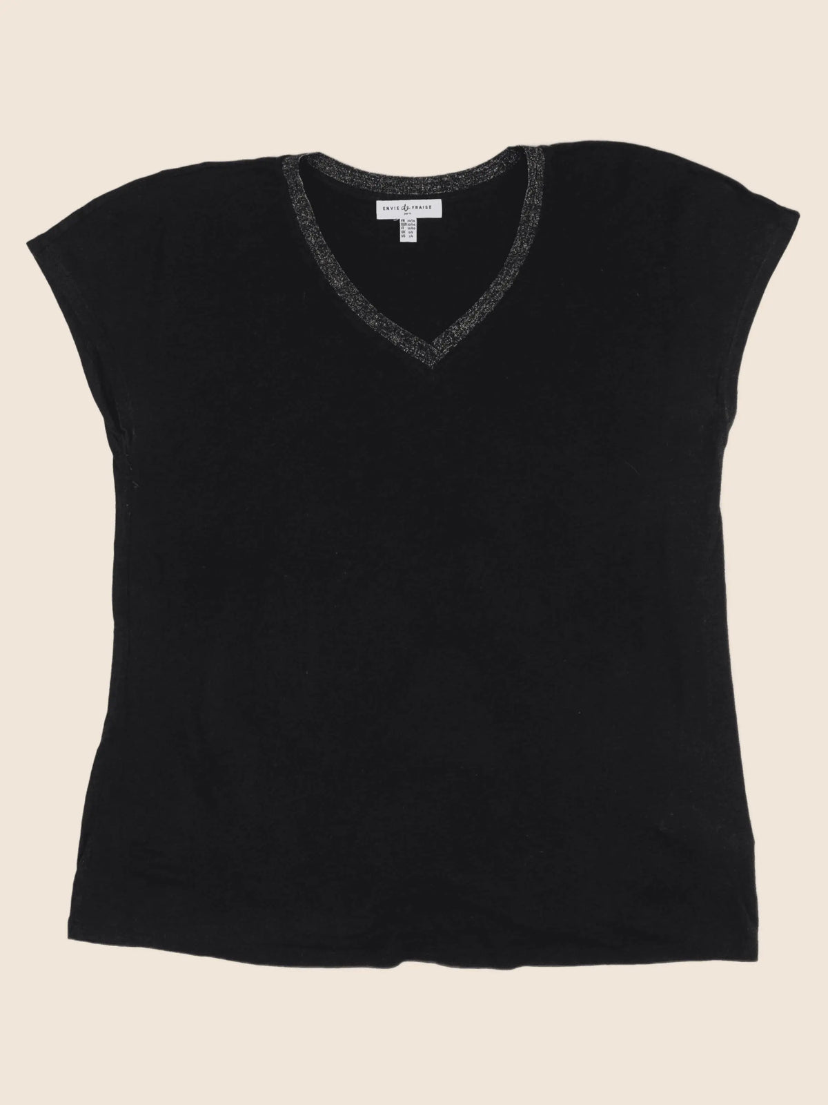 Envie de fraise - tee-shirt grossesse noir - 34 à 36