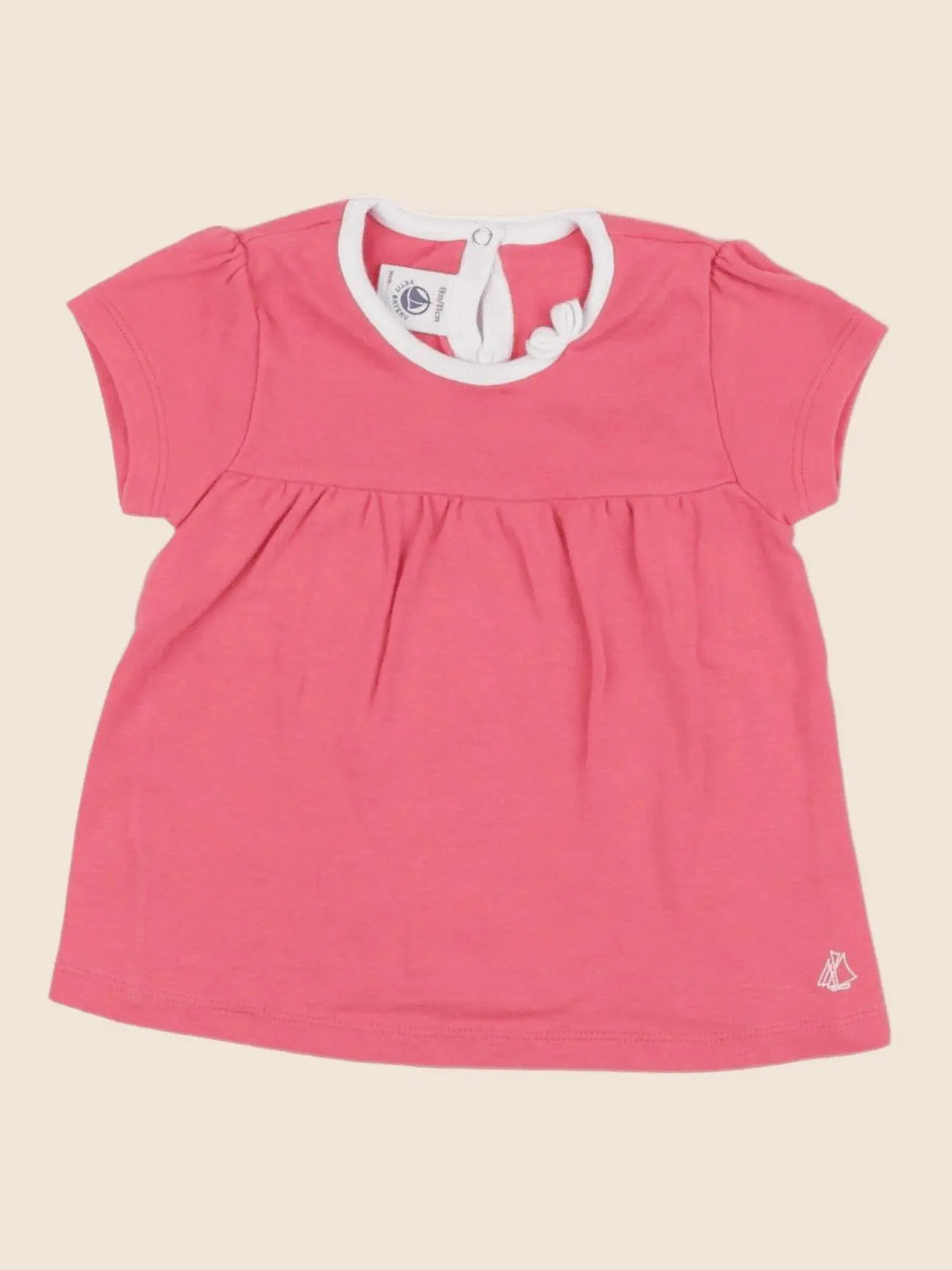 Petit Bateau - tee-shirt rose - 18 mois