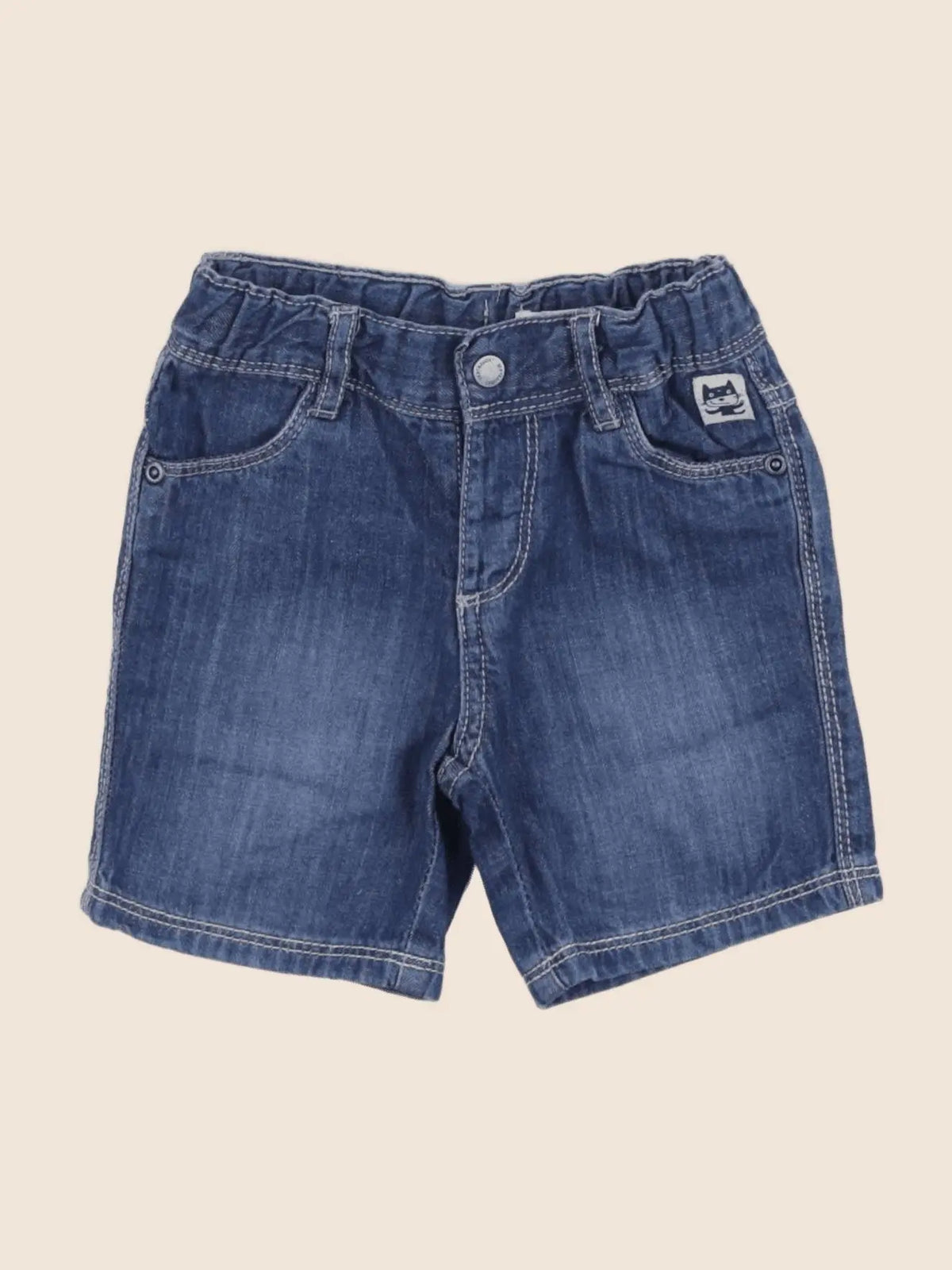 Vertbaudet - short bleu - 24 mois