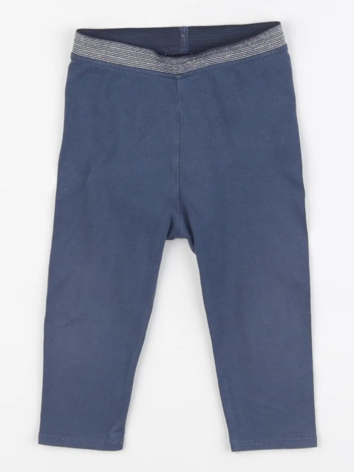 Vertbaudet - legging bleu - 9/12 mois