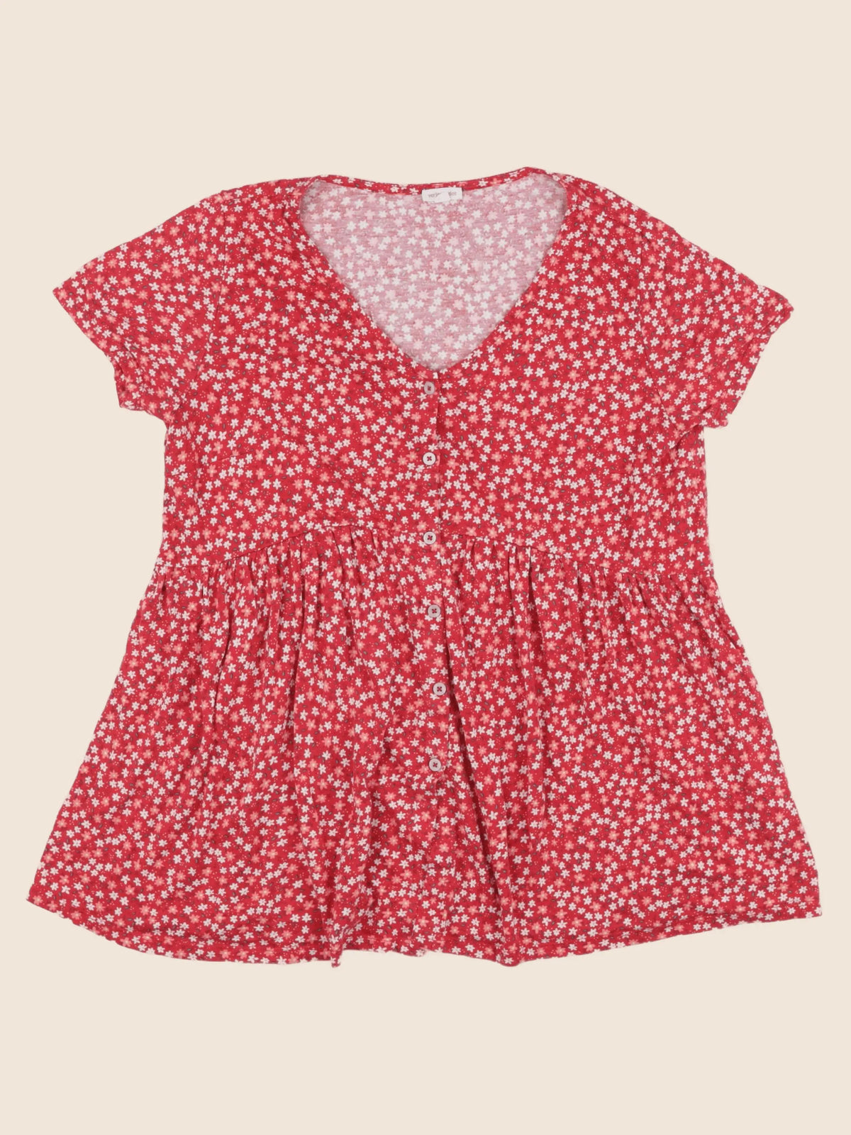 Vertbaudet - blouse grossesse rouge - 42 à 44
