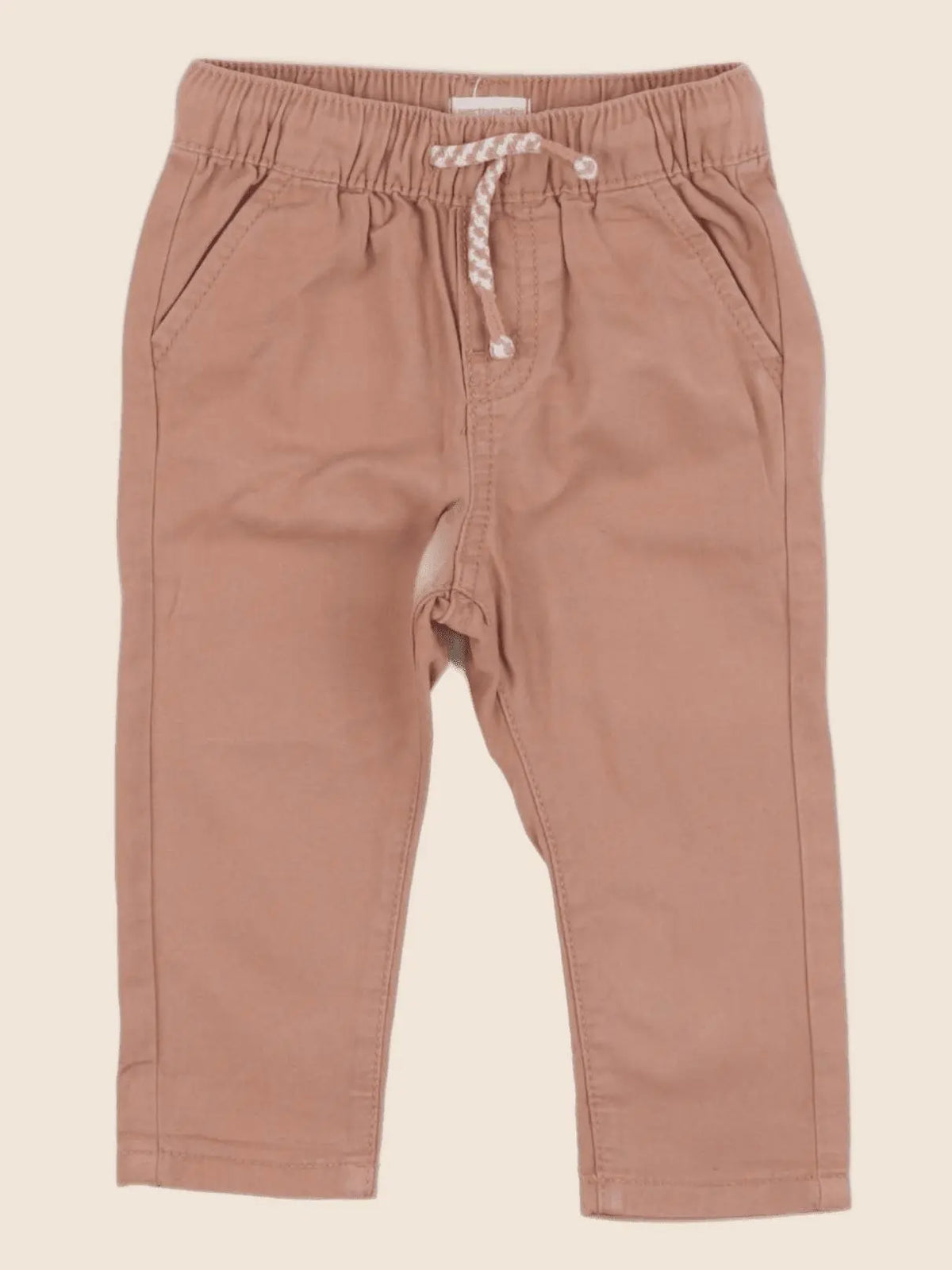 Vertbaudet - pantalon marron - 6 mois